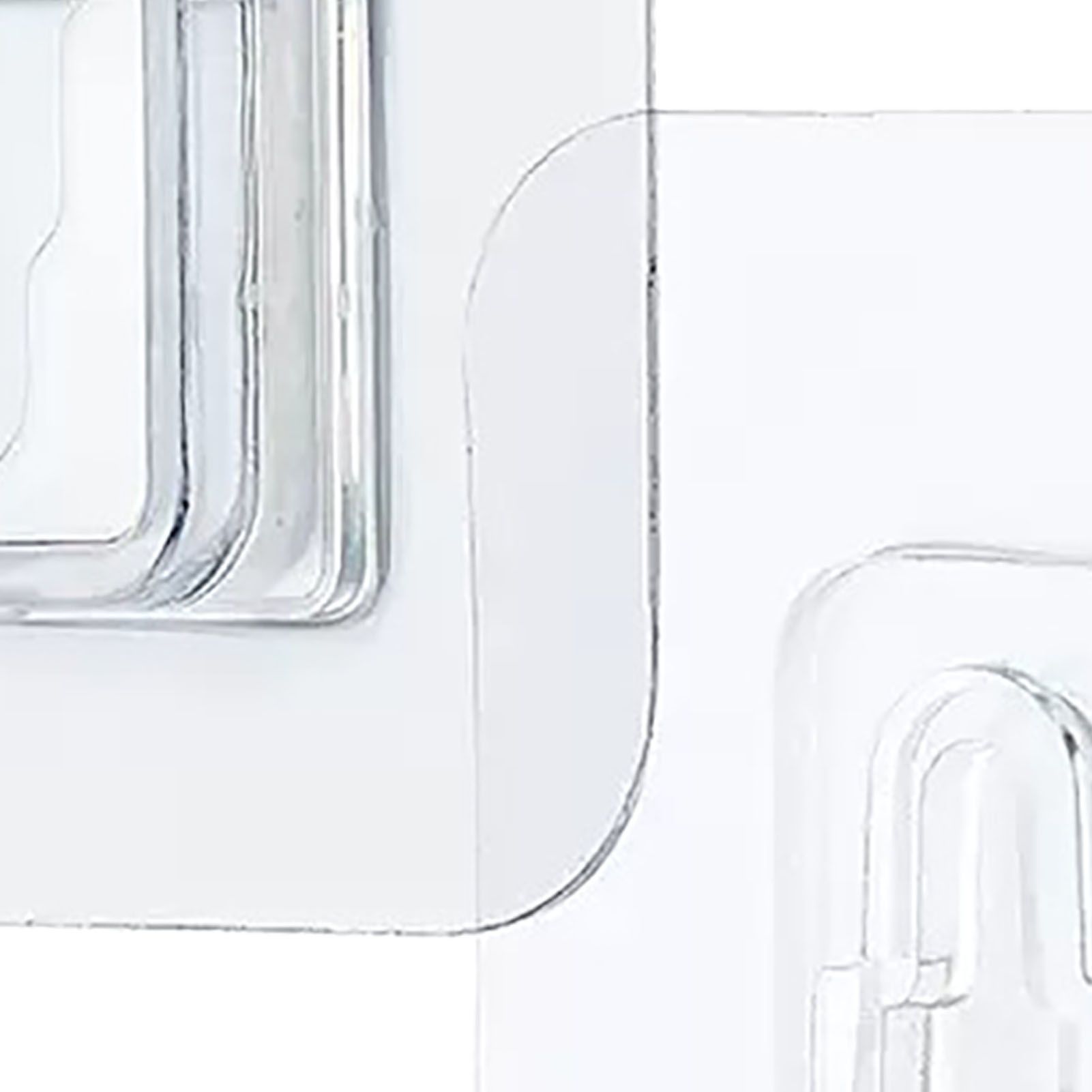 Clear Double Sided Adhesive Wall Hooks Waterproof Adhesive Wall Hooks Traceless Wall Mount Sticky Hook for Bathroom Kitchen - Image 7