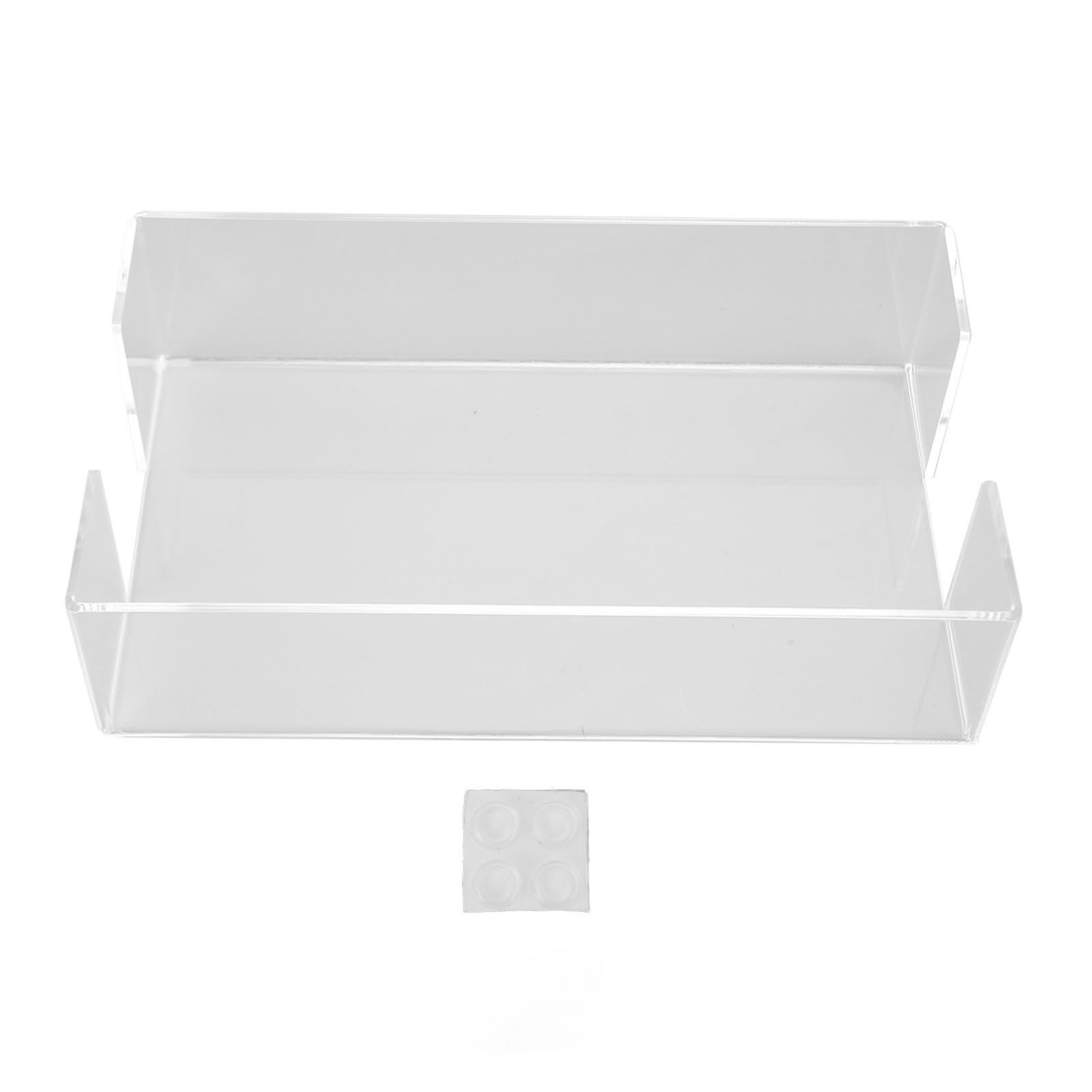 Napkin Tray Storage Holder Transparent Acrylic Modern 9.5x5.5x2.5in Large Capacity Napkin Dispenser for Party Kitchen - Image 1