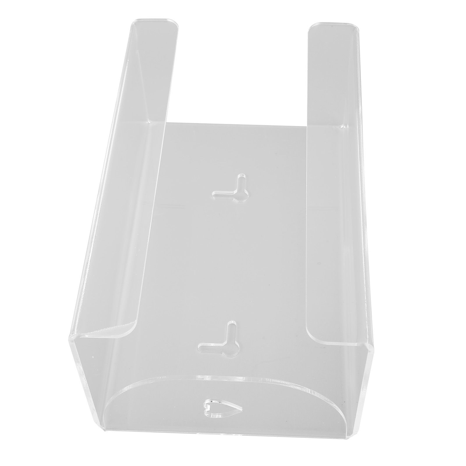 Glove Box Holder Dispenser Wall Mounted Tissue Holder Clear with Adhesive Expansion Screw for Home Kitchen - Image 6