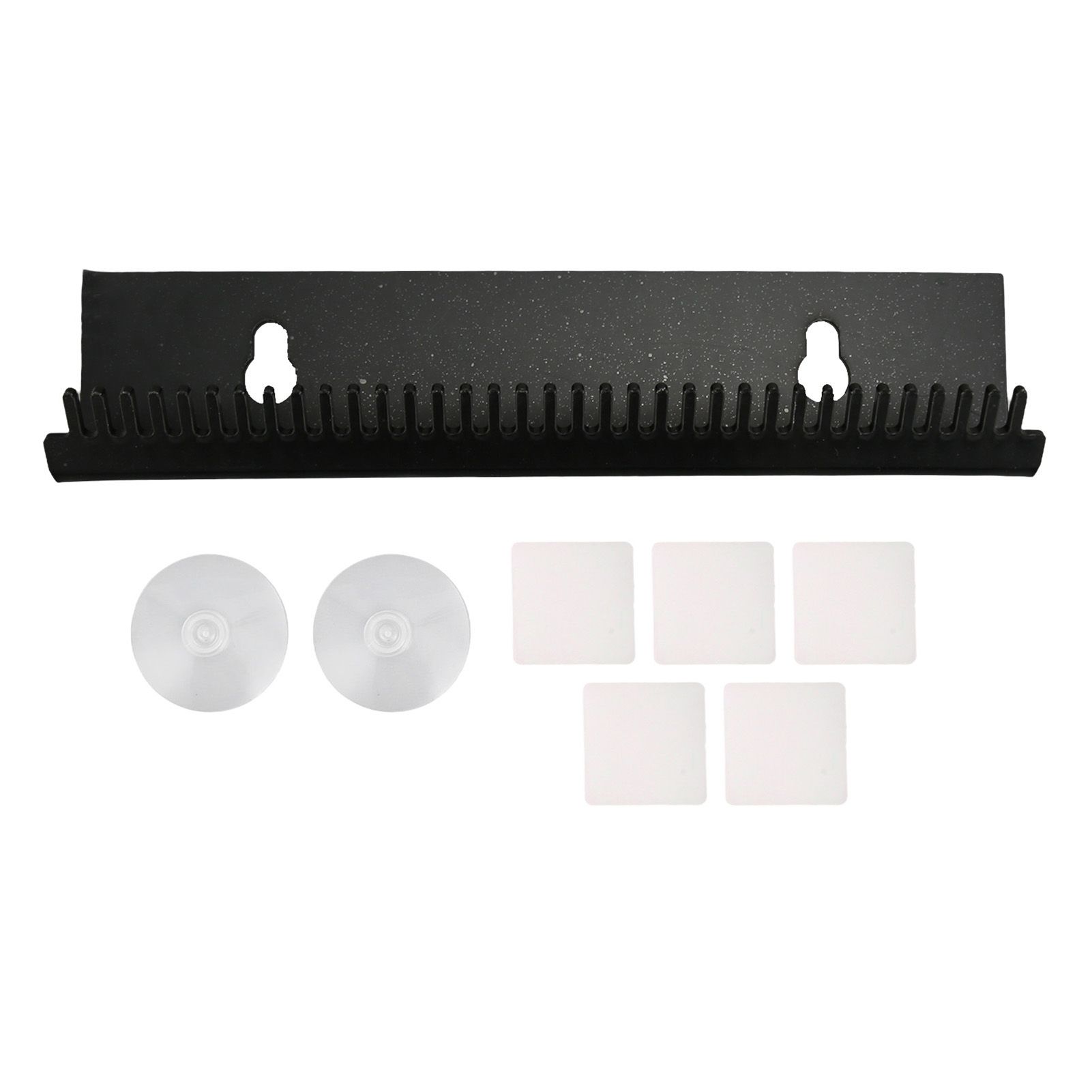 Hair Bun Extension Hanger Acrylic Lightweight Hair Extension Display Holder for Home Shops Black - Image 1