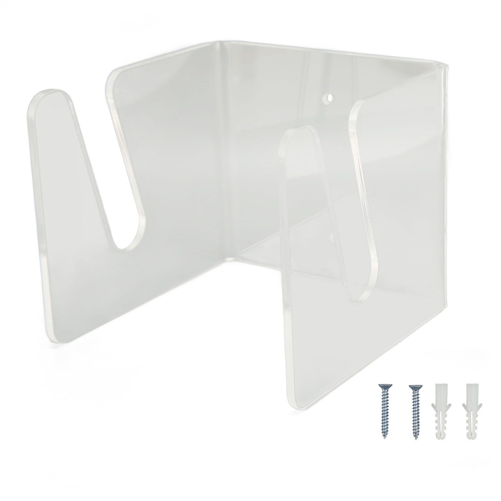 Skateboard Wall Mount Acrylic Display Storage Holder Hanger Home Decoration for Indoor Transparent - Image 1