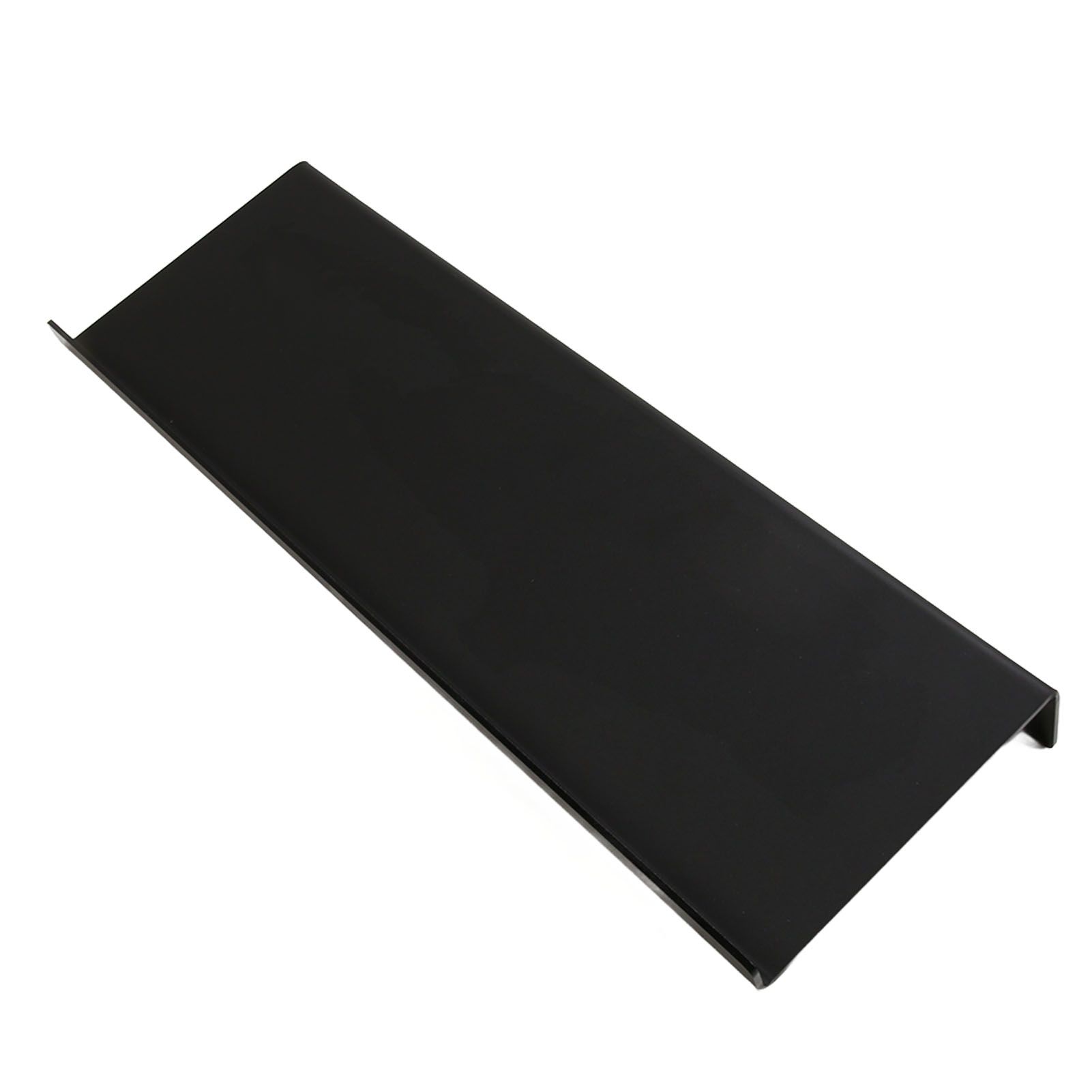 Acrylic Tilted Computer Keyboard Holder Low Front Lip Polished Finish Keyboard Riser Keyboard Holder for Office Black - Image 1