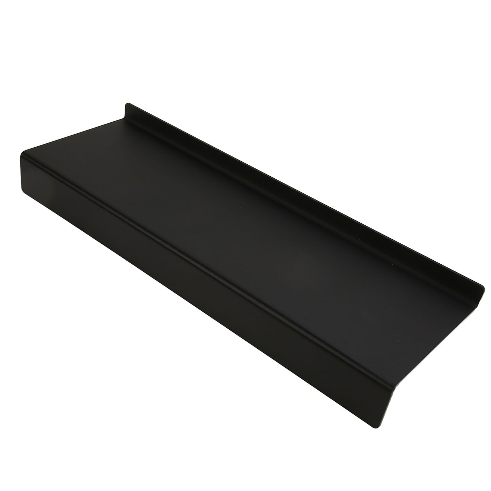 Acrylic Tilted Computer Keyboard Holder Low Front Lip Polished Finish Keyboard Riser Keyboard Holder for Office Black - Image 3