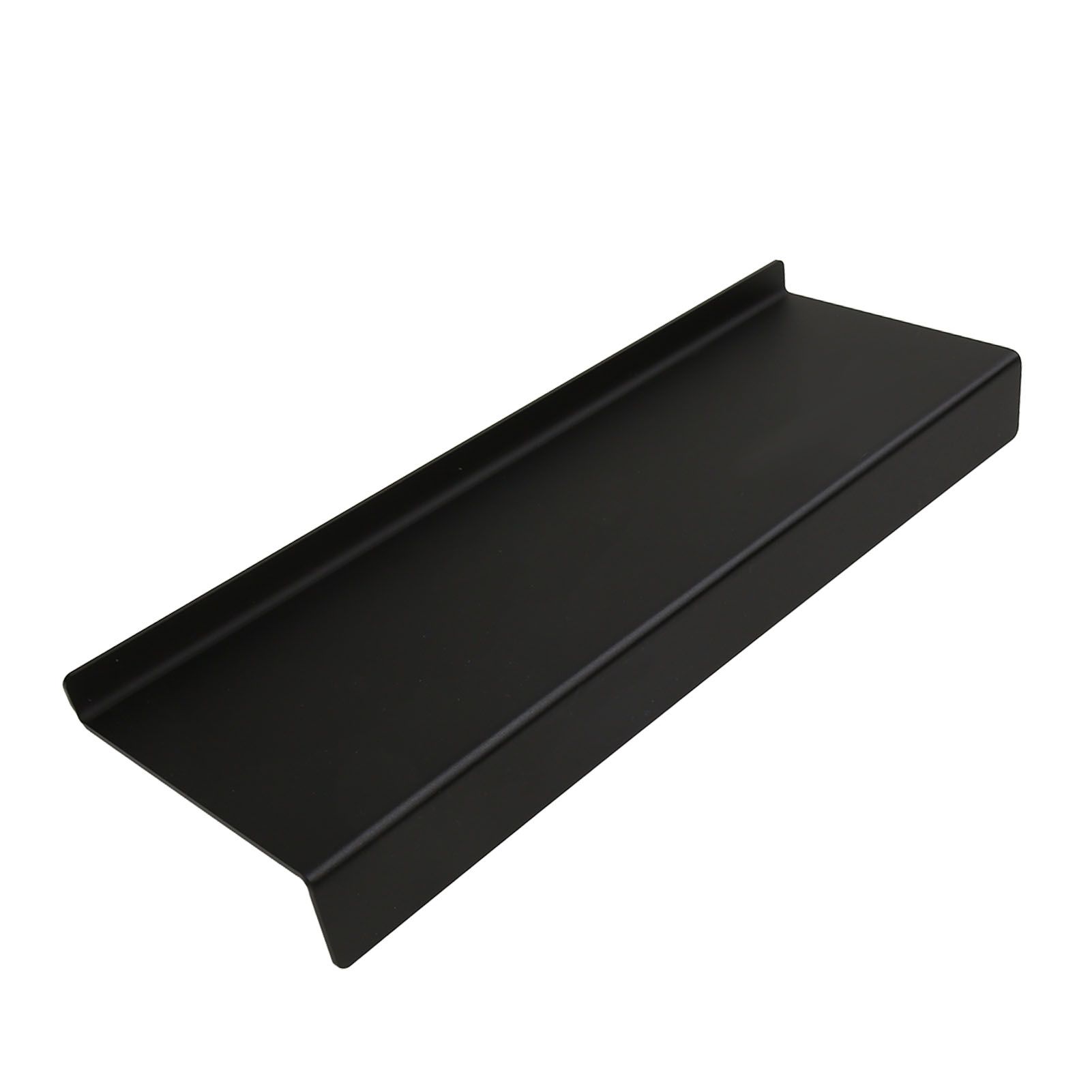 Acrylic Tilted Computer Keyboard Holder Low Front Lip Polished Finish Keyboard Riser Keyboard Holder for Office Black - Image 5