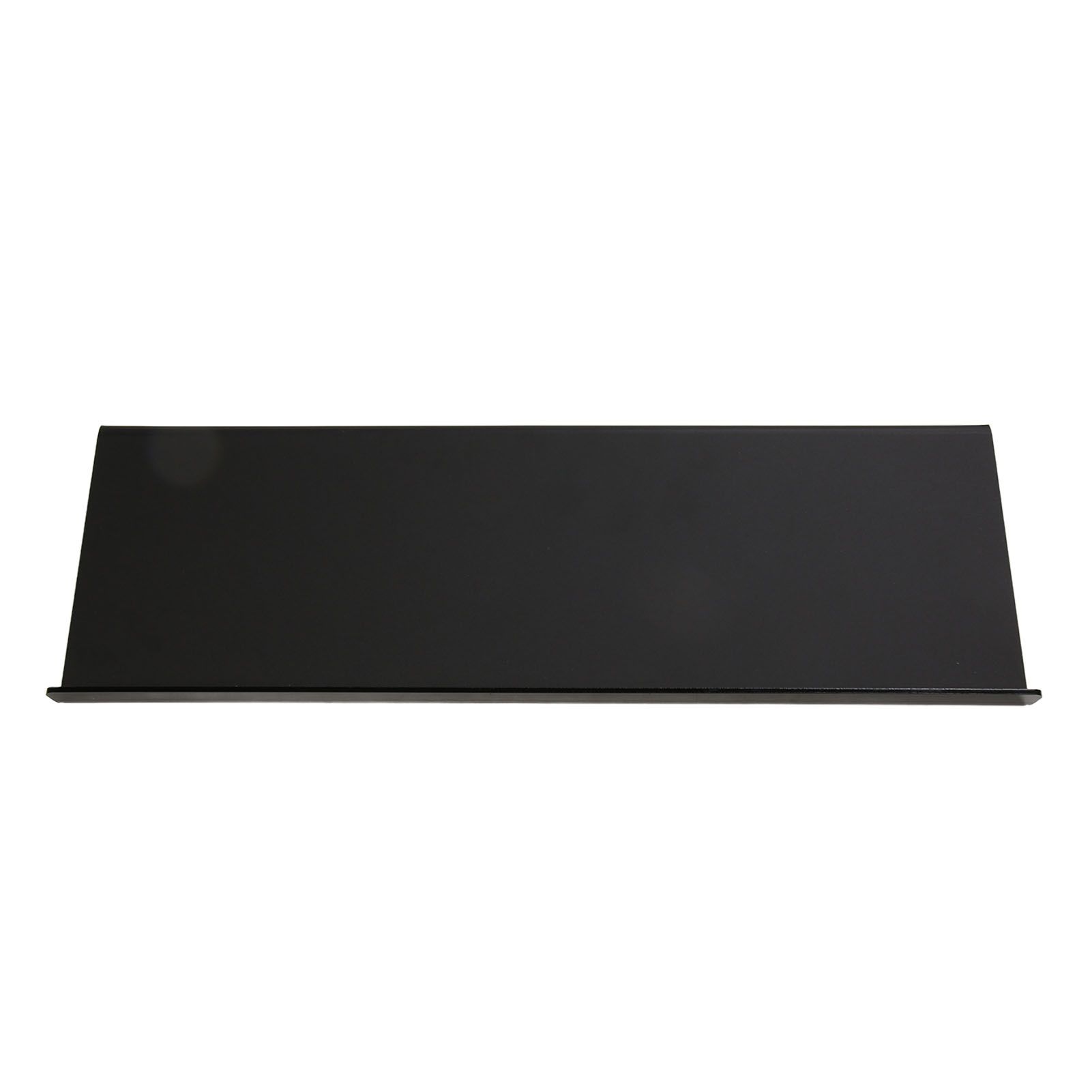 Acrylic Tilted Computer Keyboard Holder Low Front Lip Polished Finish Keyboard Riser Keyboard Holder for Office Black - Image 8