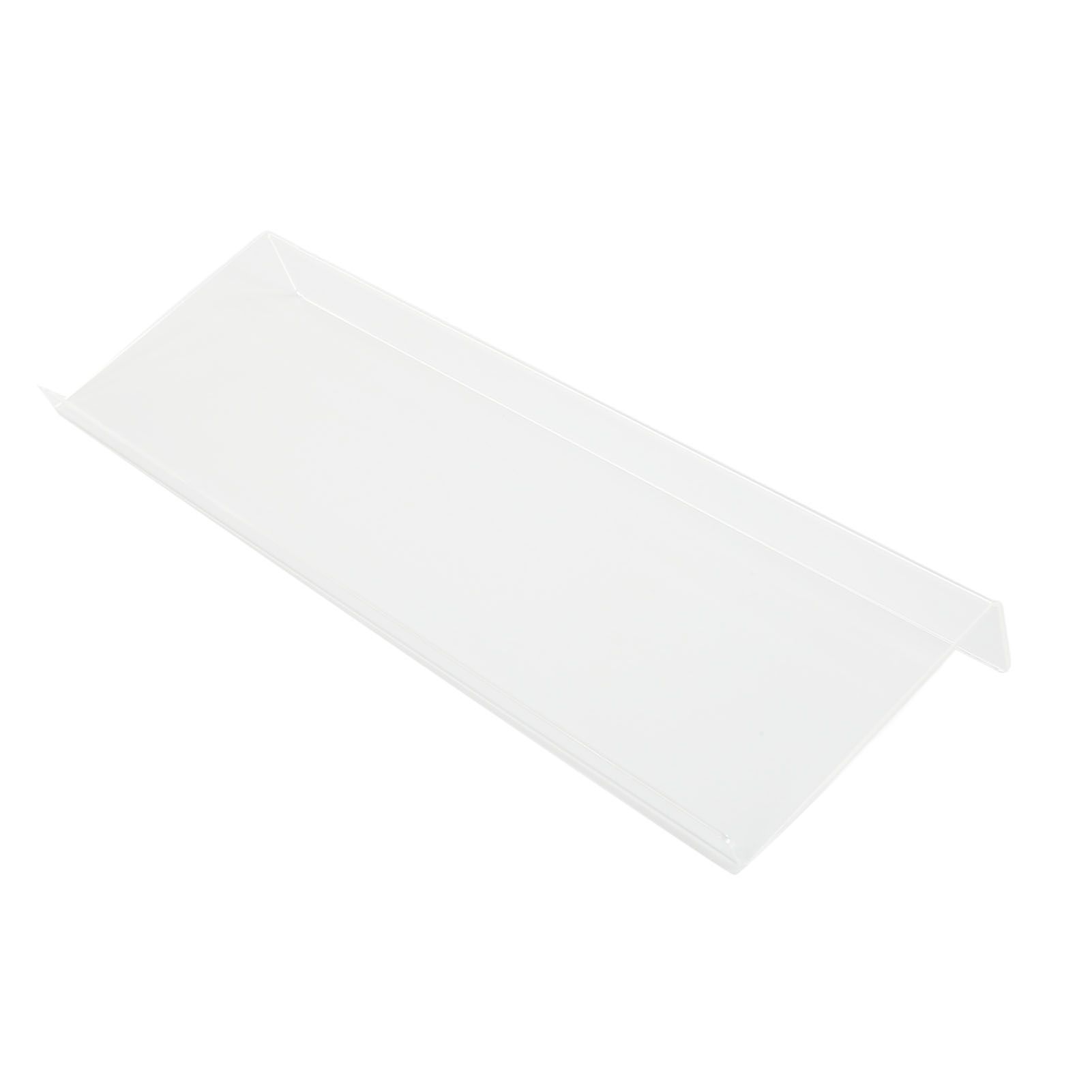 Acrylic Tilted Computer Keyboard Holder Low Front Lip Polished Finish Keyboard Riser Keyboard Holder for Office Transparent - Image 4