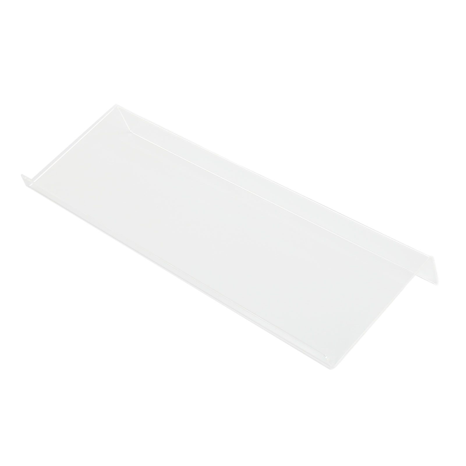 Acrylic Tilted Computer Keyboard Holder Low Front Lip Polished Finish Keyboard Riser Keyboard Holder for Office Transparent - Image 5