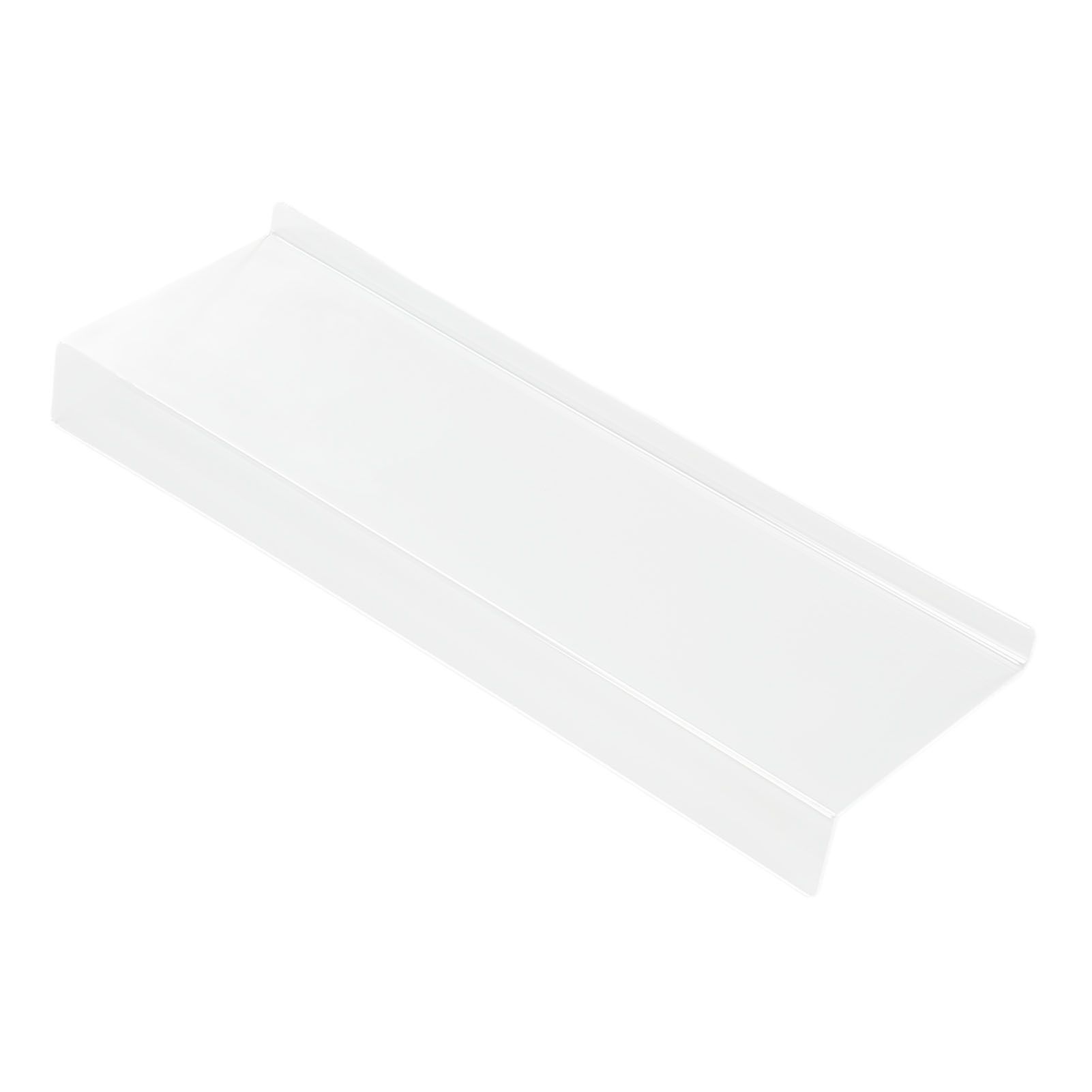 Acrylic Tilted Computer Keyboard Holder Low Front Lip Polished Finish Keyboard Riser Keyboard Holder for Office Transparent - Image 6