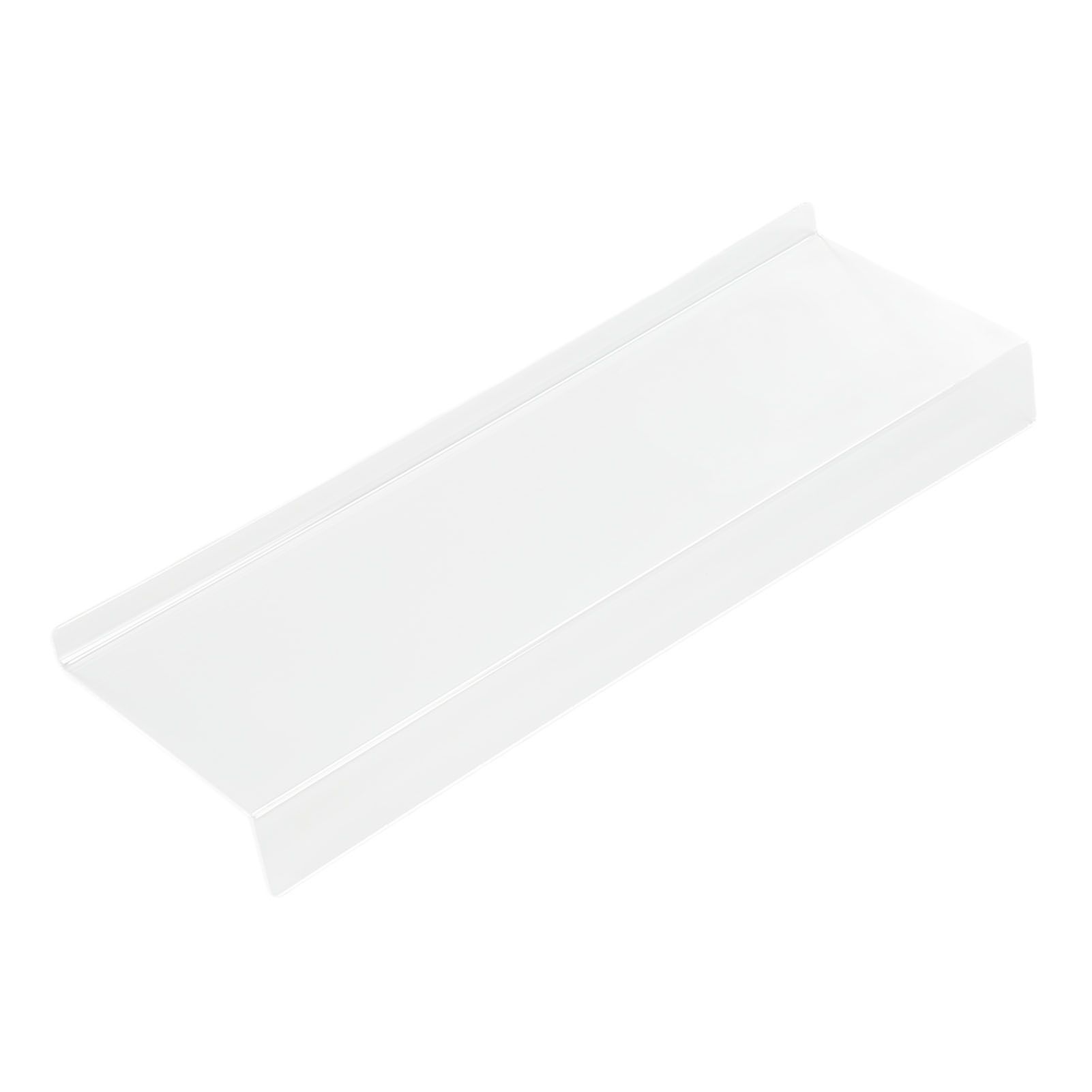 Acrylic Tilted Computer Keyboard Holder Low Front Lip Polished Finish Keyboard Riser Keyboard Holder for Office Transparent - Image 7