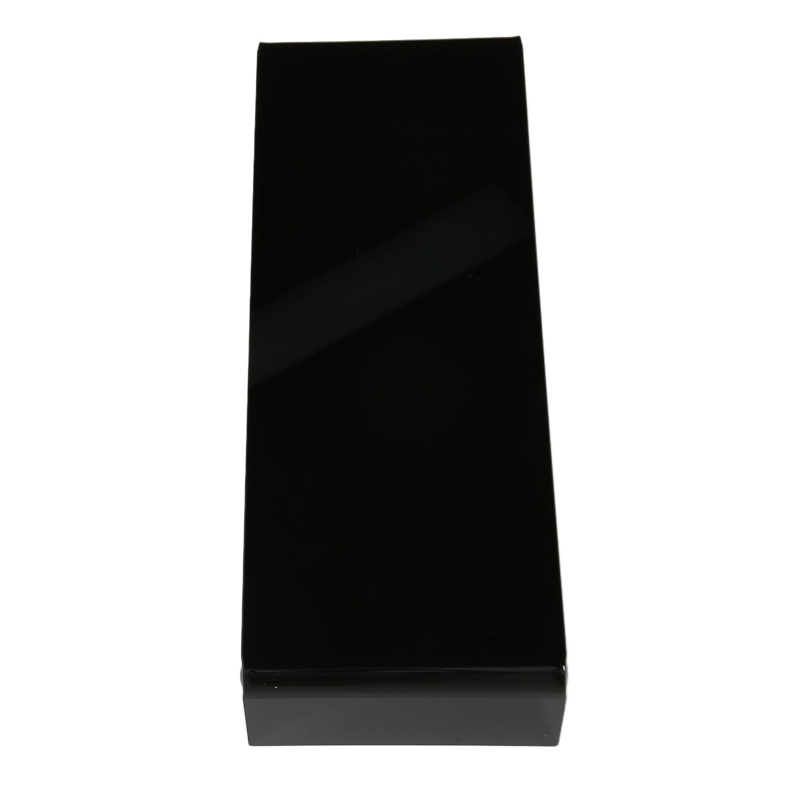 Monitor Riser 50lb 3.5inch Height Improve Sitting Posture Reduces Neck Eyes Pressure Space Saving Acrylic Computer Stand for Bedroom Study Black - Image 2