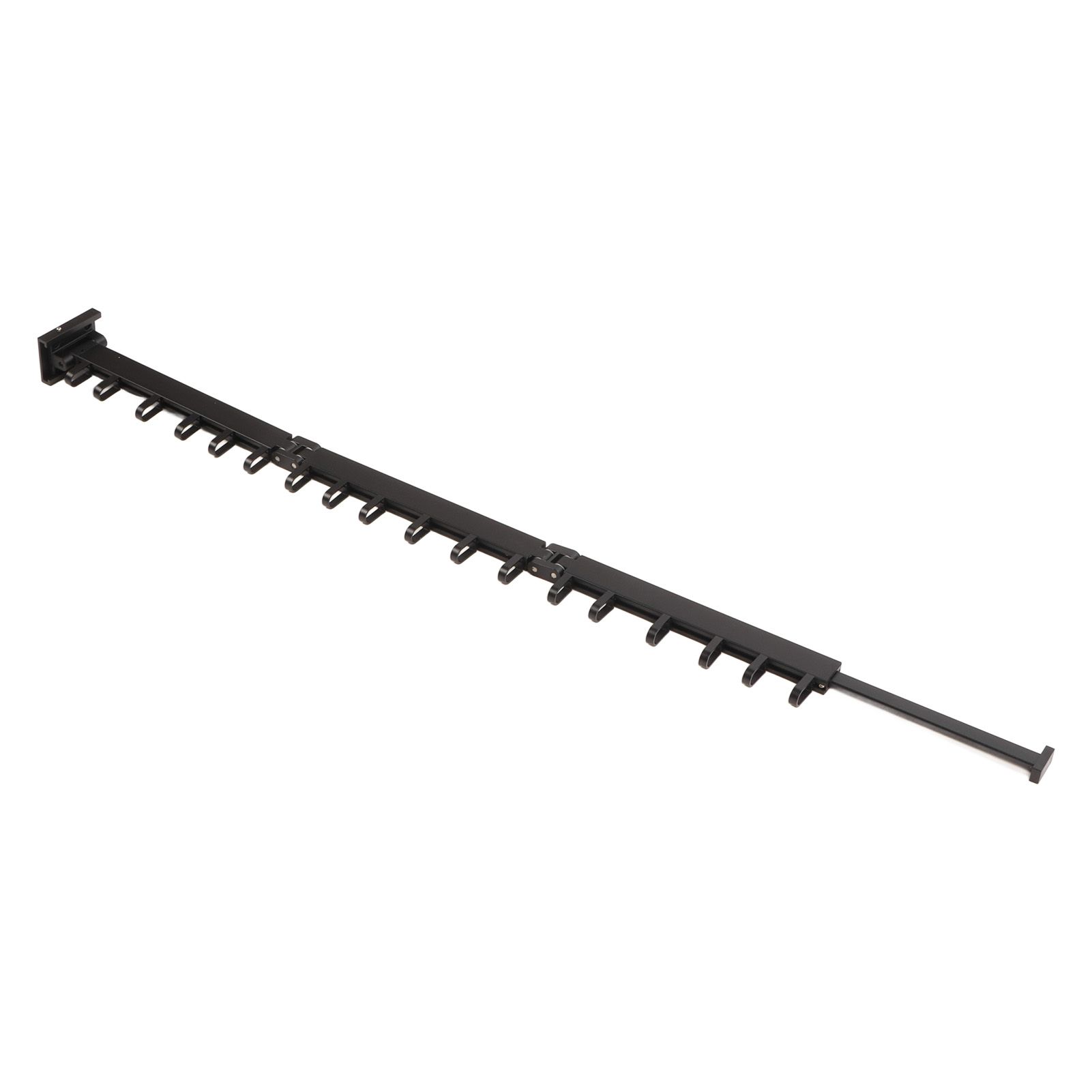 Clothes Hanger Rack Wall Mounted Hole Free Retractable Aluminum Laundry Drying Rack for Indoor Balcony 3 Fold - Image 6