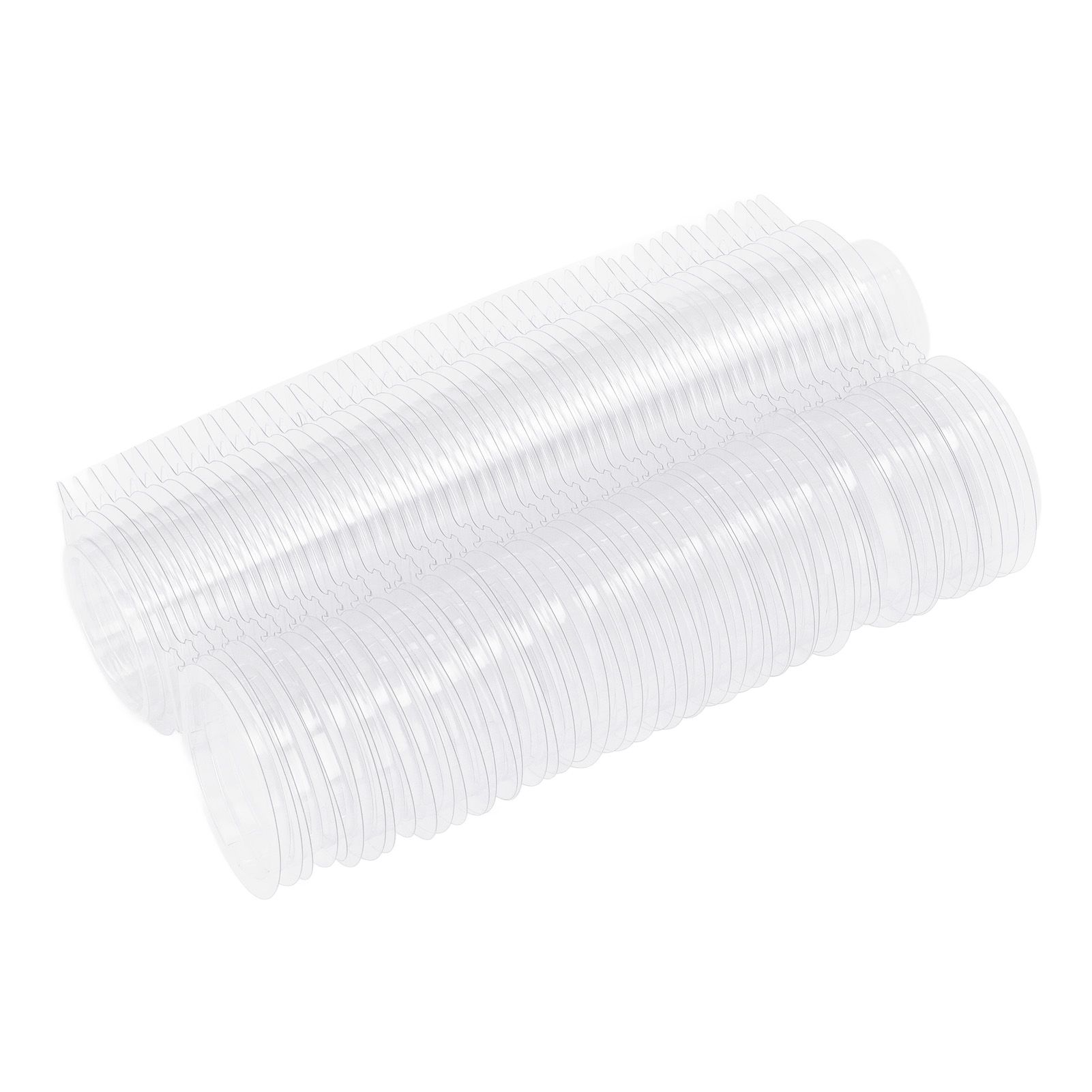 100PCS Wax Melt Molds Calmshell PET Separate Transparent Hanging Hole Empty Wax Melt Container for DIY Candles Chocolate Round - Image 2