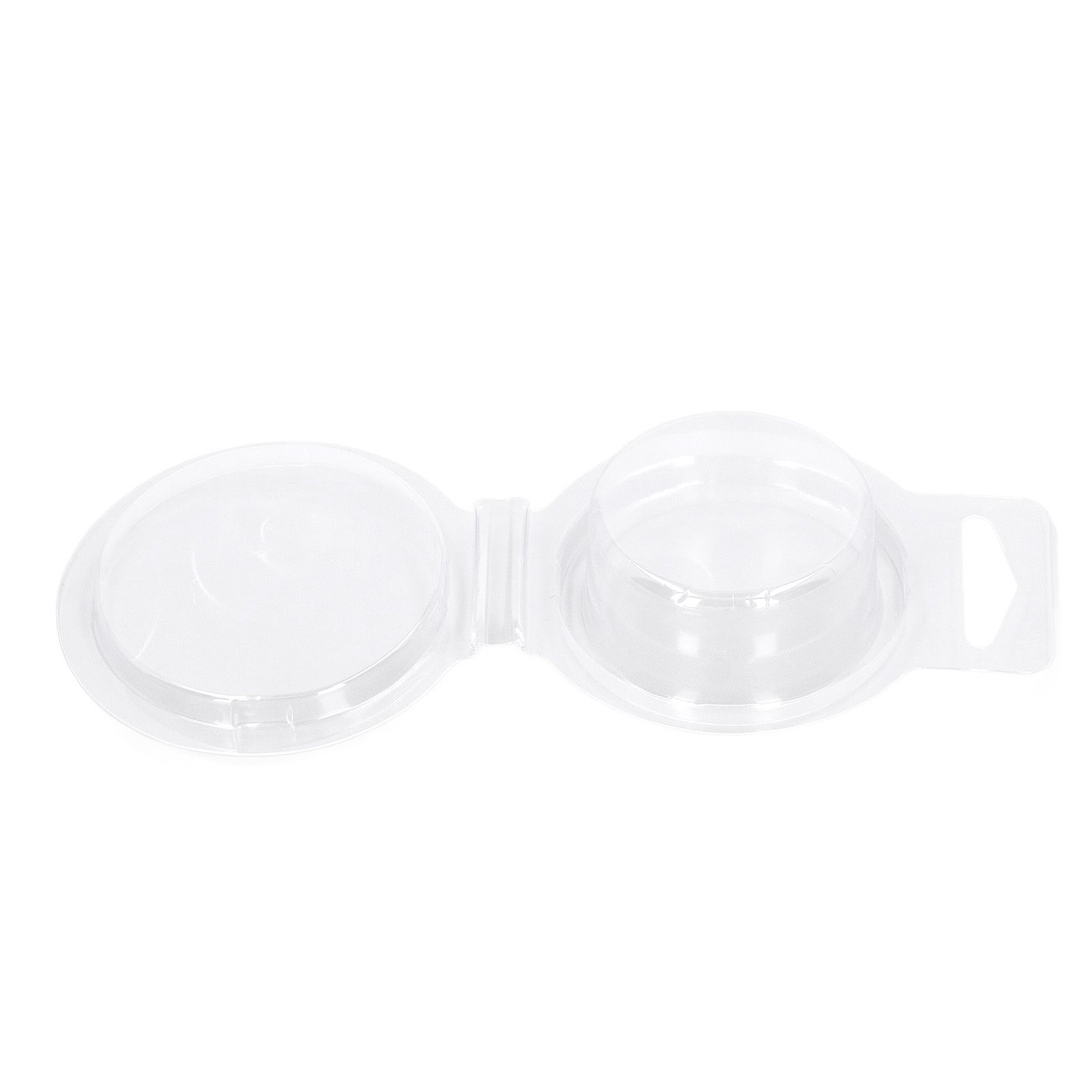 100PCS Wax Melt Molds Calmshell PET Separate Transparent Hanging Hole Empty Wax Melt Container for DIY Candles Chocolate Round - Image 8