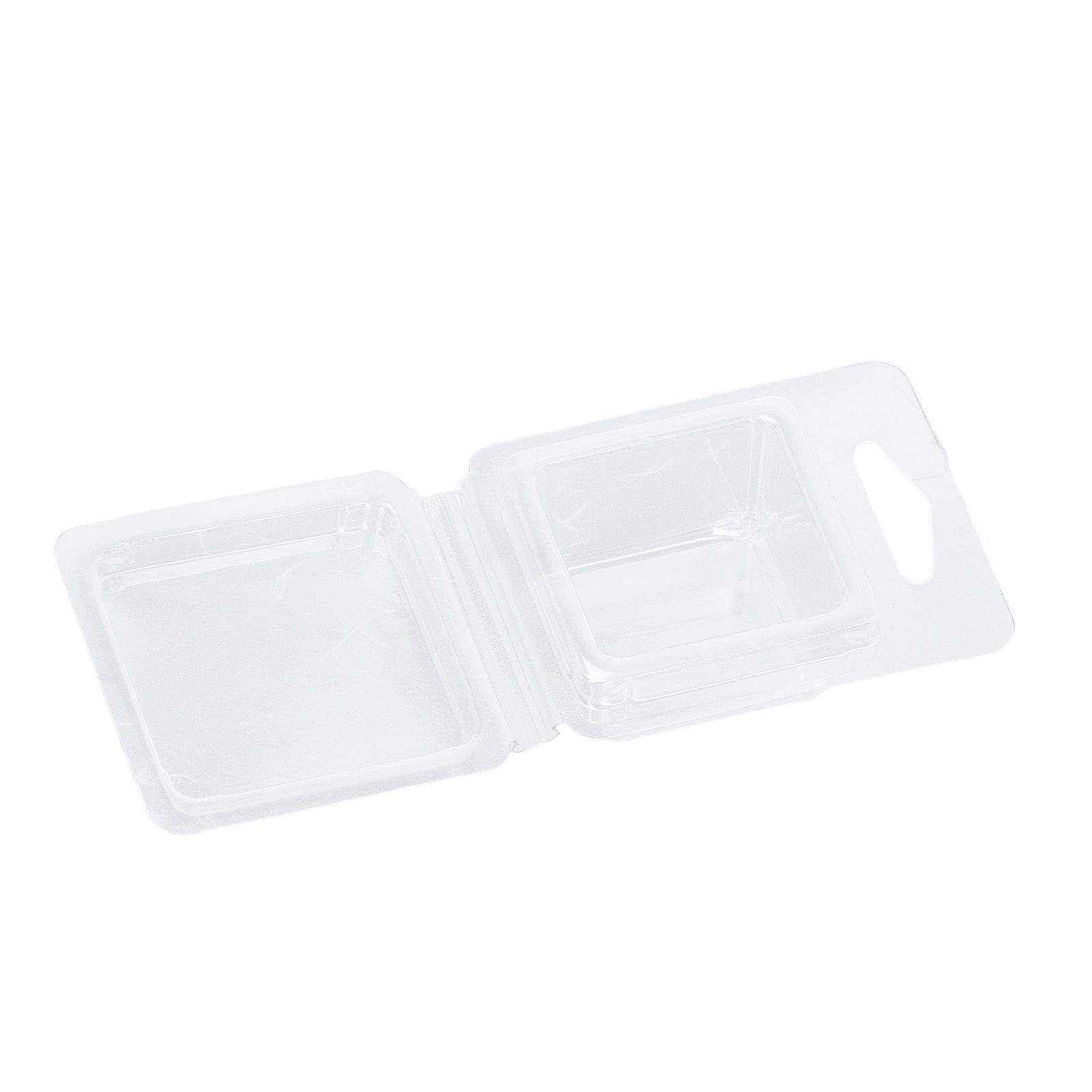 100PCS Wax Melt Molds Calmshell PET Separate Transparent Hanging Hole Empty Wax Melt Container for DIY Candles Chocolate Rectangle - Image 8