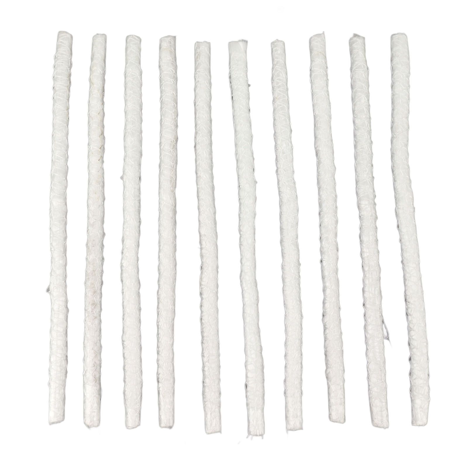 10 PCS Wicks Torch Replacement 13.78in Tiki Torch Fiberglass Wicks for Patio Lighting Garden Lights - Image 1