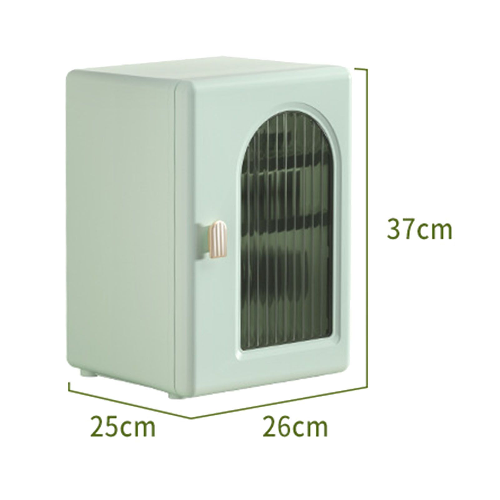 Water Cup Cabinet Multi Layer Multifunctional Dust Proof Minimalist Design Cup Storage Rack for Home Desktop Coffee Cups Tea Cups Creamy Green - Image 8