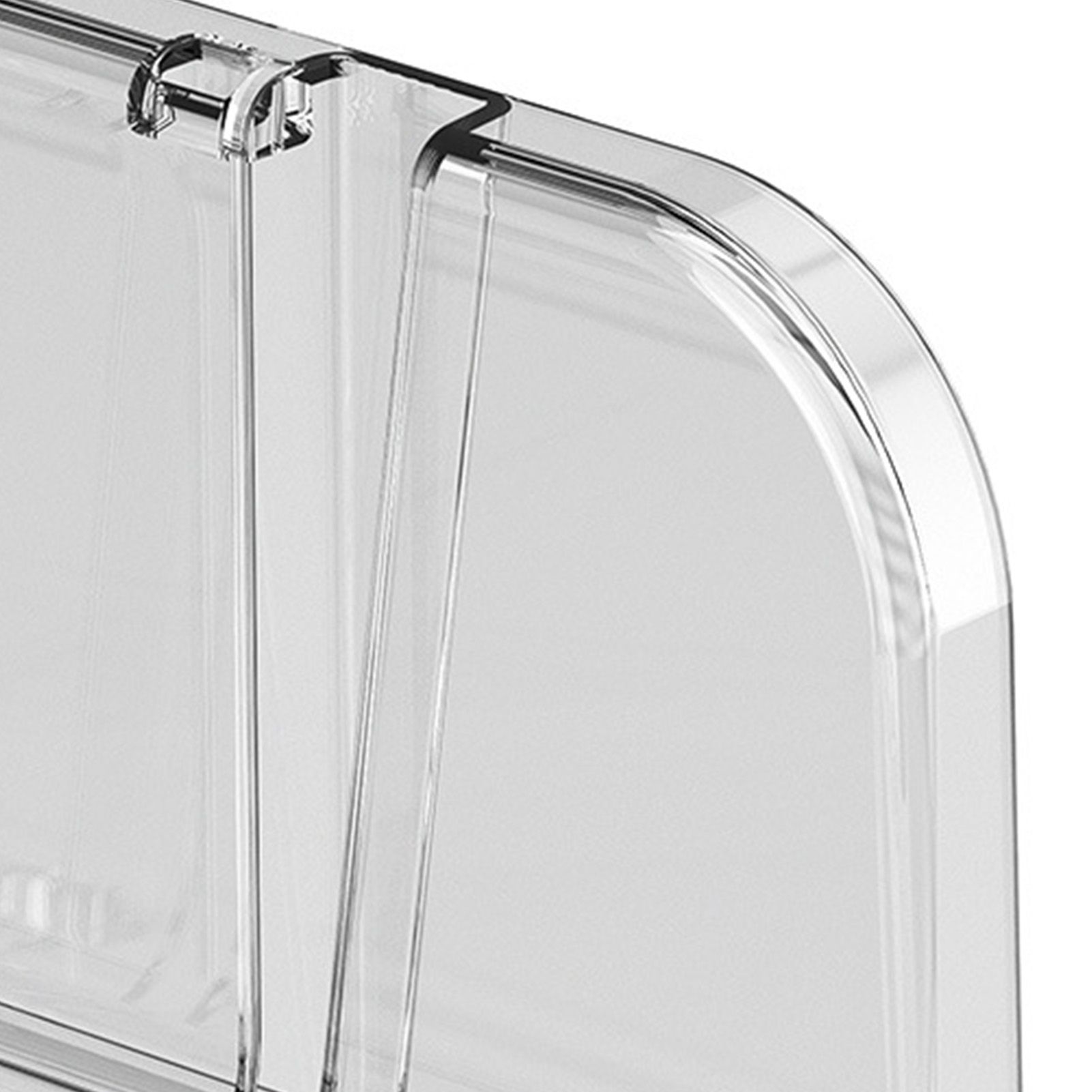 Transparent Desktop Stationery Organizer Stackable Stationery Files Storage Shelf Desktop Organizer S 26.5x20.2x8cm - Image 8