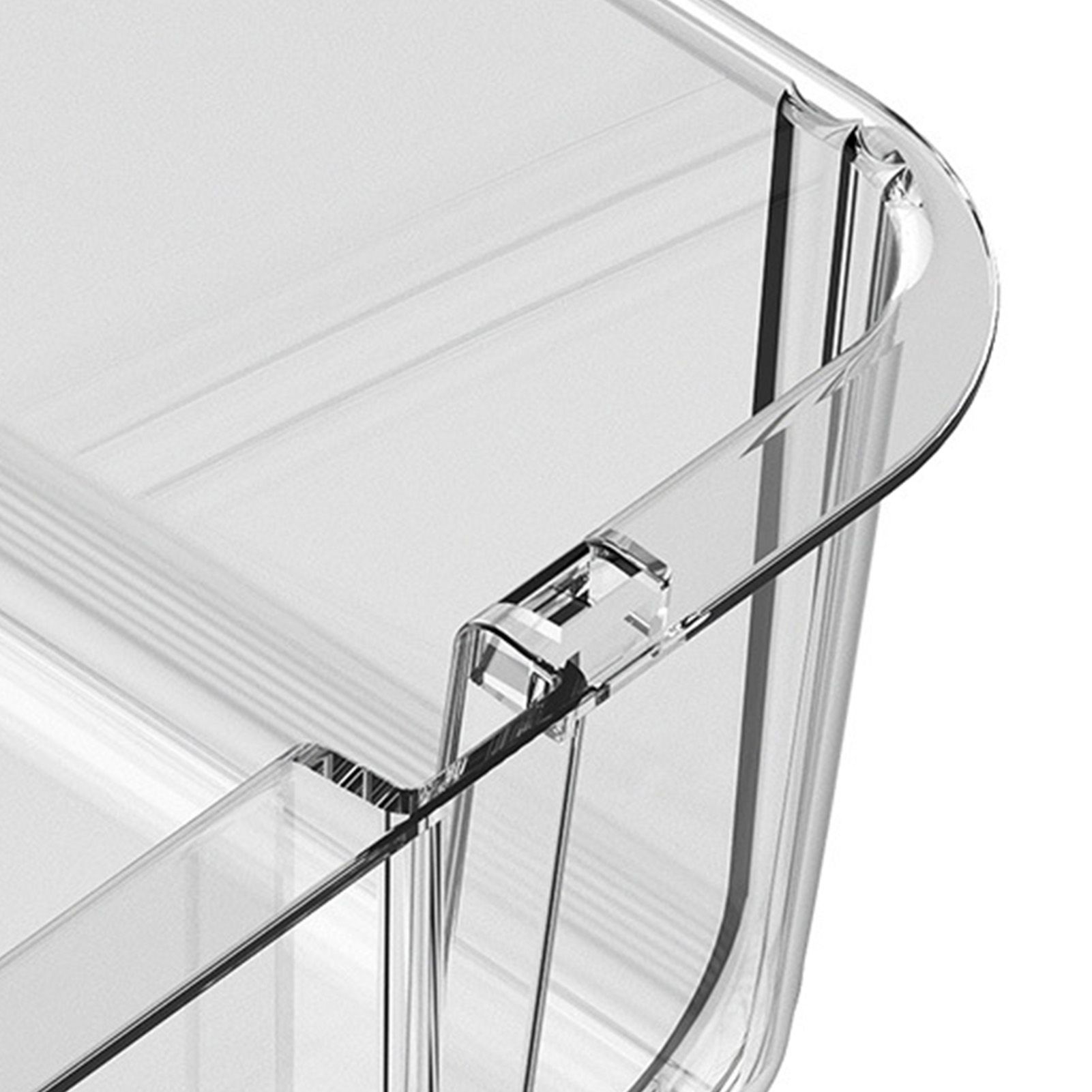 Transparent Desktop Stationery Organizer Stackable Stationery Files Storage Shelf Desktop Organizer L 26.5x33.2x8.5cm - Image 8