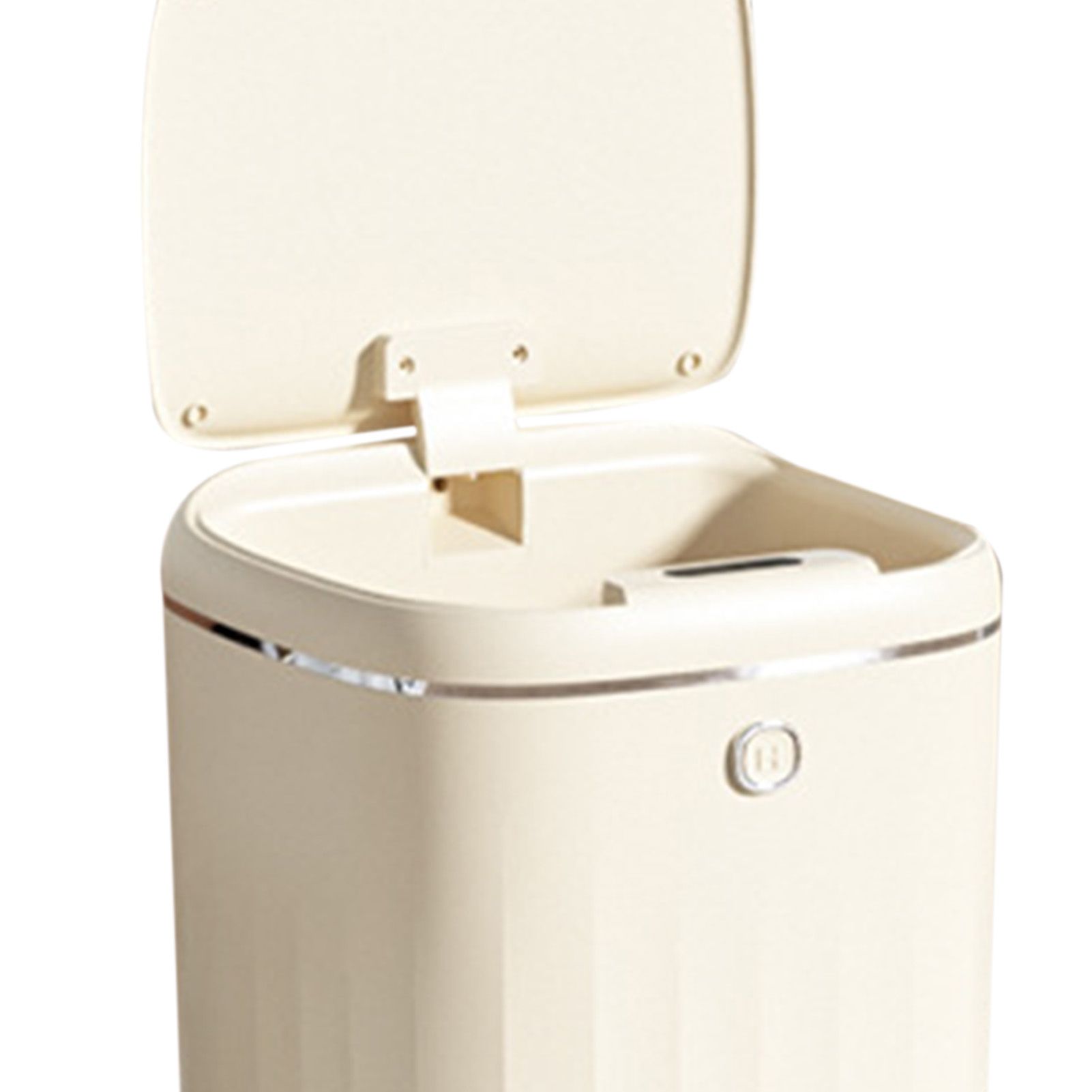 Automatic Trash Can 20L Touchless Sensor Easy Clean PP Waterproof Electric Garbage Bin for Kitchen Bathroom Cream White Battery Powered - Image 7