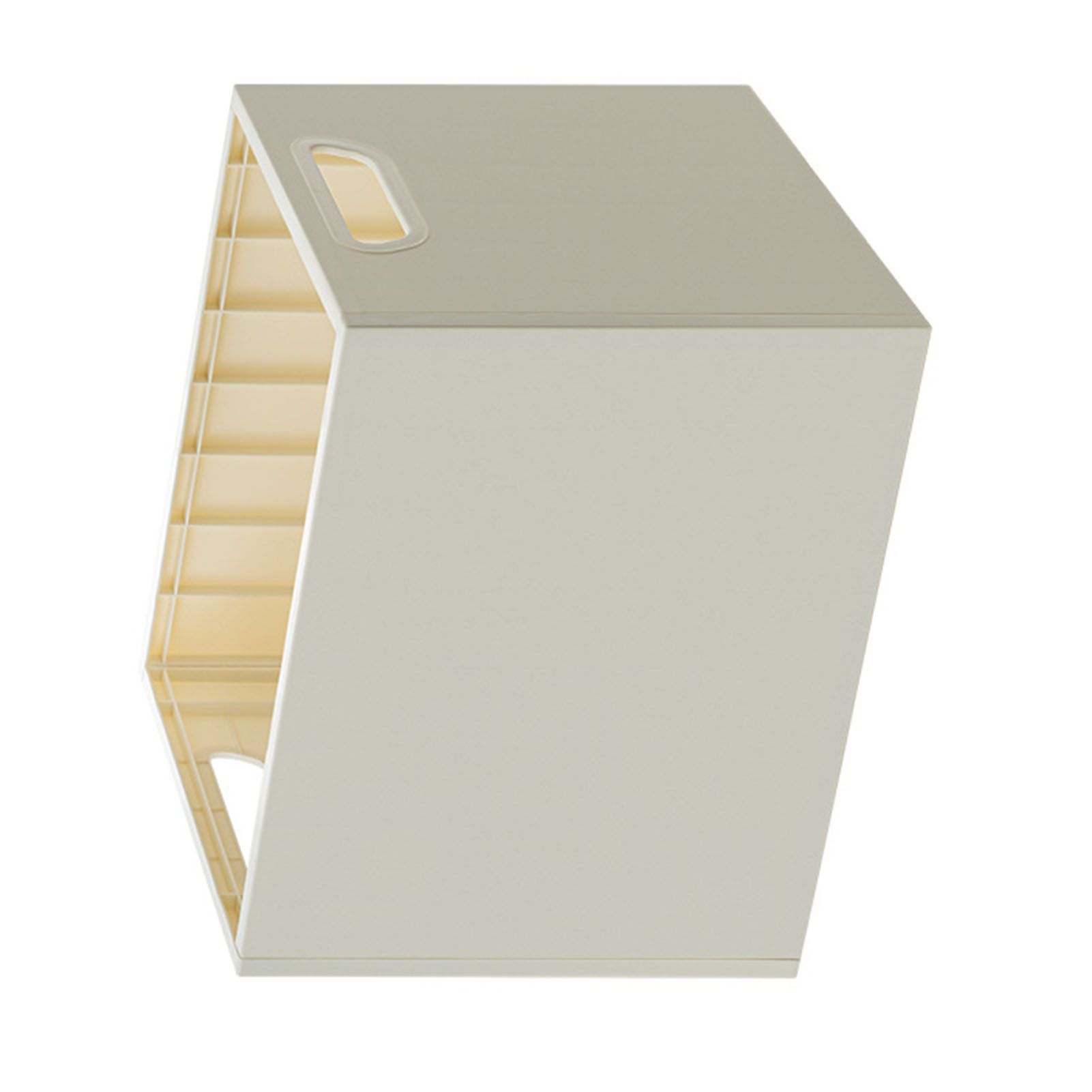 Book Storage Box with Dual Side Handles Stackable 50kg Load Bearing Multifunctional Use File Storage Bins Without Wheel - Image 2
