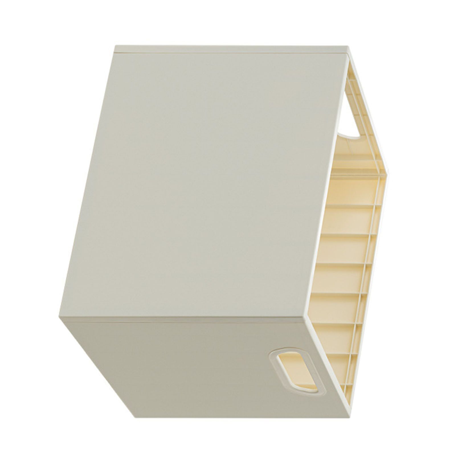 Book Storage Box with Dual Side Handles Stackable 50kg Load Bearing Multifunctional Use File Storage Bins Without Wheel - Image 4
