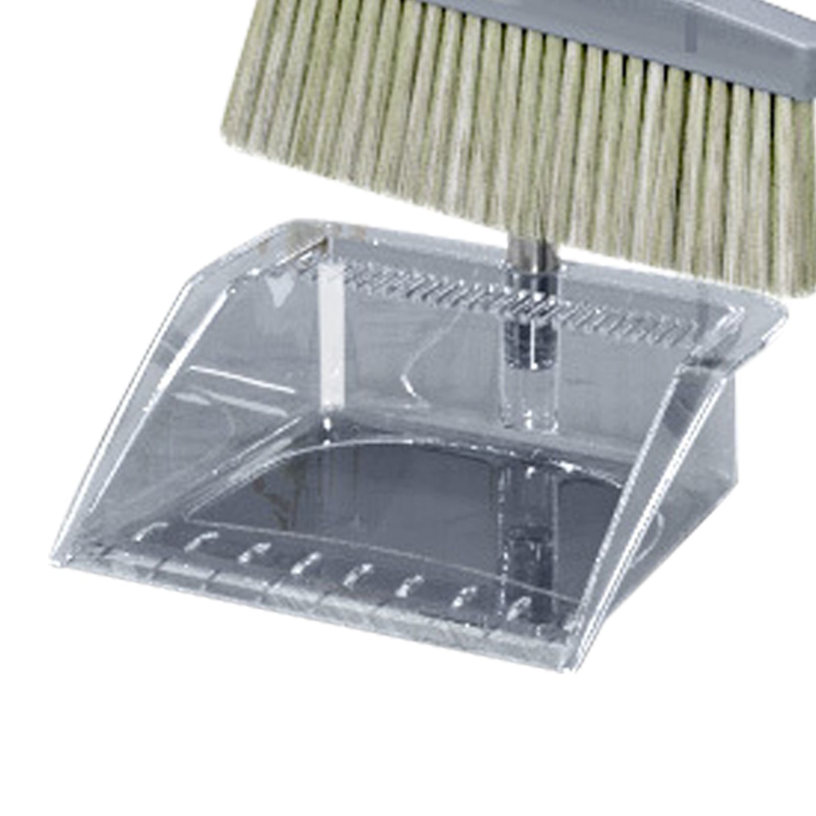 Broom Dustpan Set Cleaning Tool Dust Pan Long Handle Broom Brush Kit for Home Bedroom Gray - Image 7