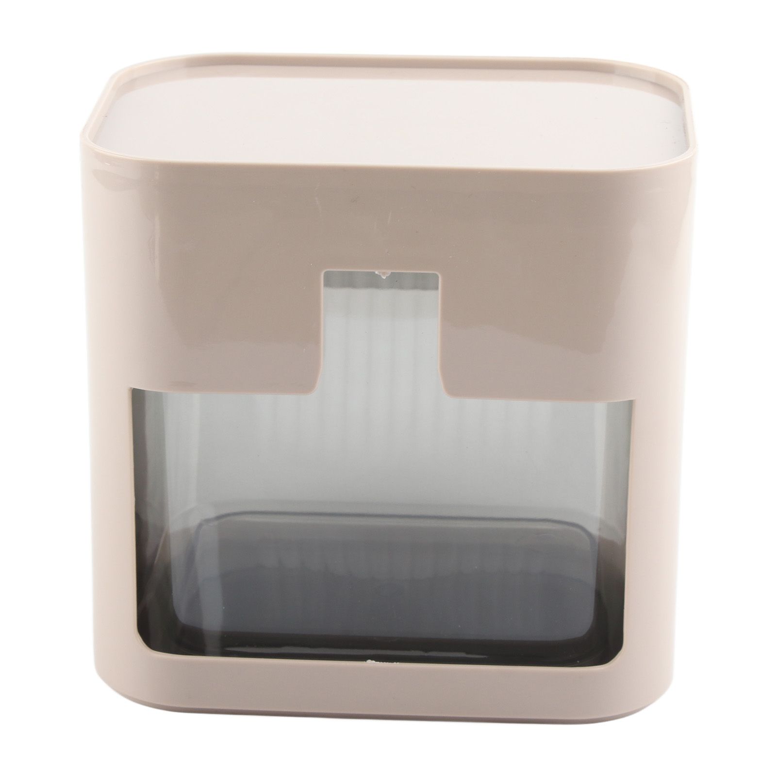 Tea Bag Storage Rack Multifunctional Desktop Office Desk Capsule Coffee Standing Box Plastic Acrylic Gray - Image 8