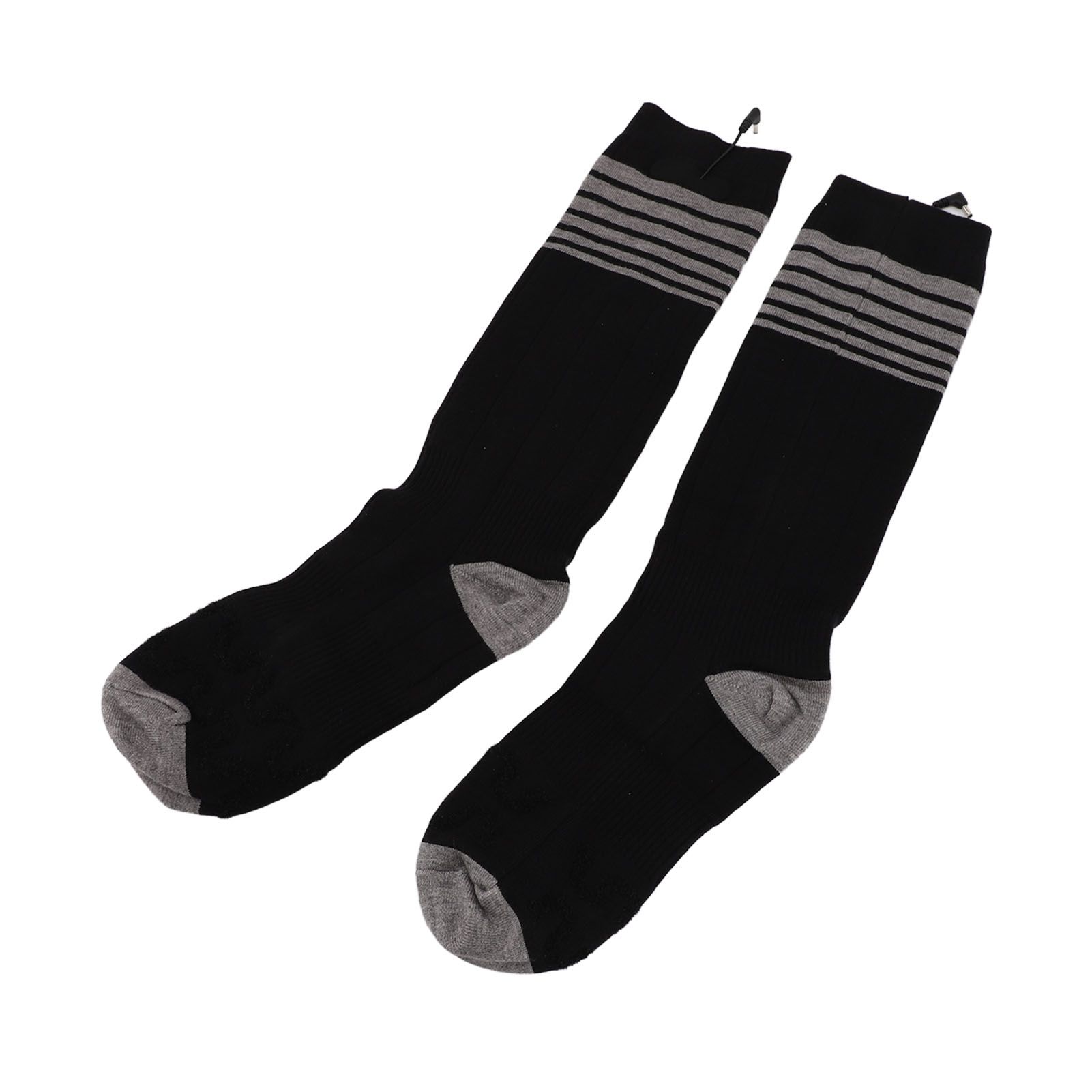 Electric Heated Socks for Men Women Battery Heated Socks with 3 Heat Settings for Hunting Hiking Camping Black - Image 2