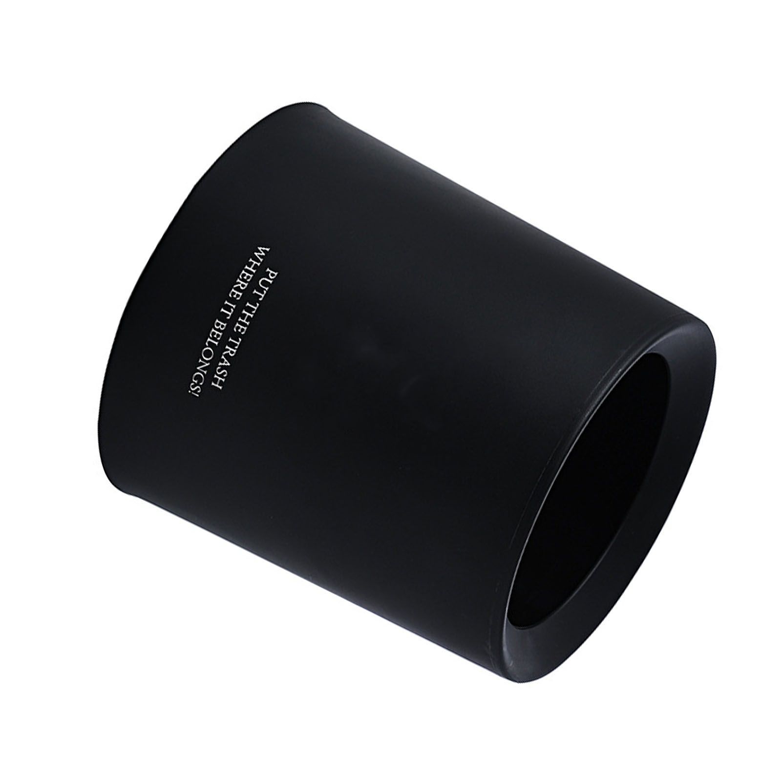 Desktop Trash Can Animal Pattern Cute Portable Mini Waste Basket for Study Office 1.5L Black - Image 2