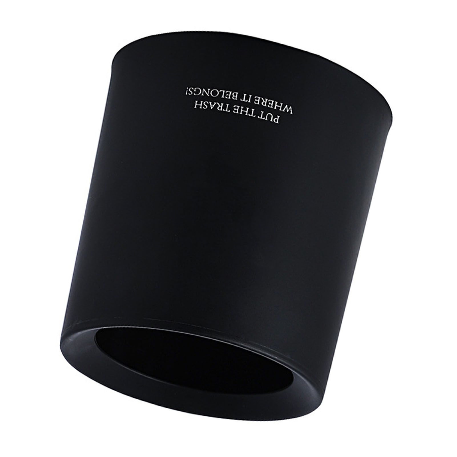 Desktop Trash Can Animal Pattern Cute Portable Mini Waste Basket for Study Office 1.5L Black - Image 6