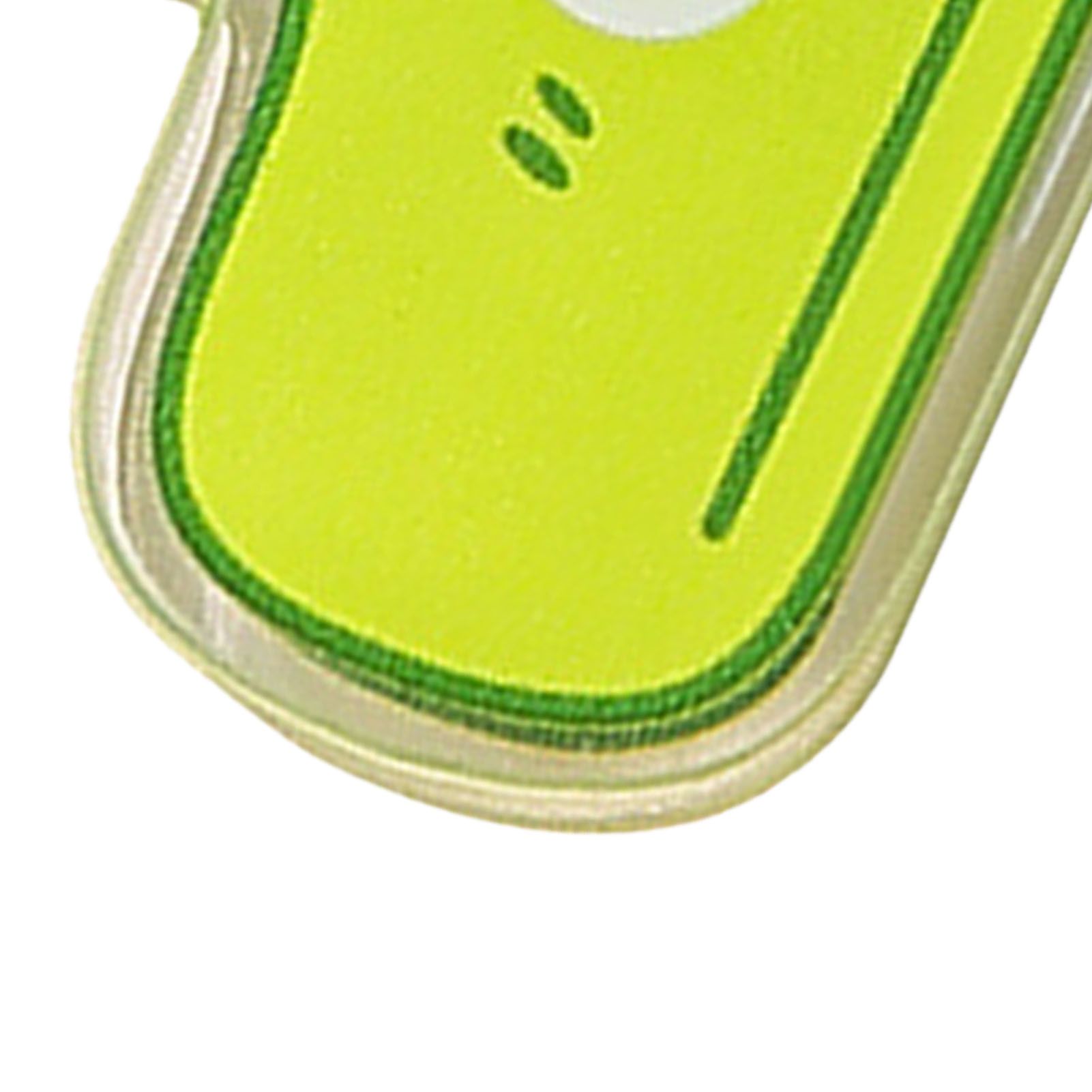 Stationery Clip Plastic Cute Cartoon Double Sided Multifunctional Long Tail Document Clamps For Office Supplies Binder Paper Green Expression - Image 8