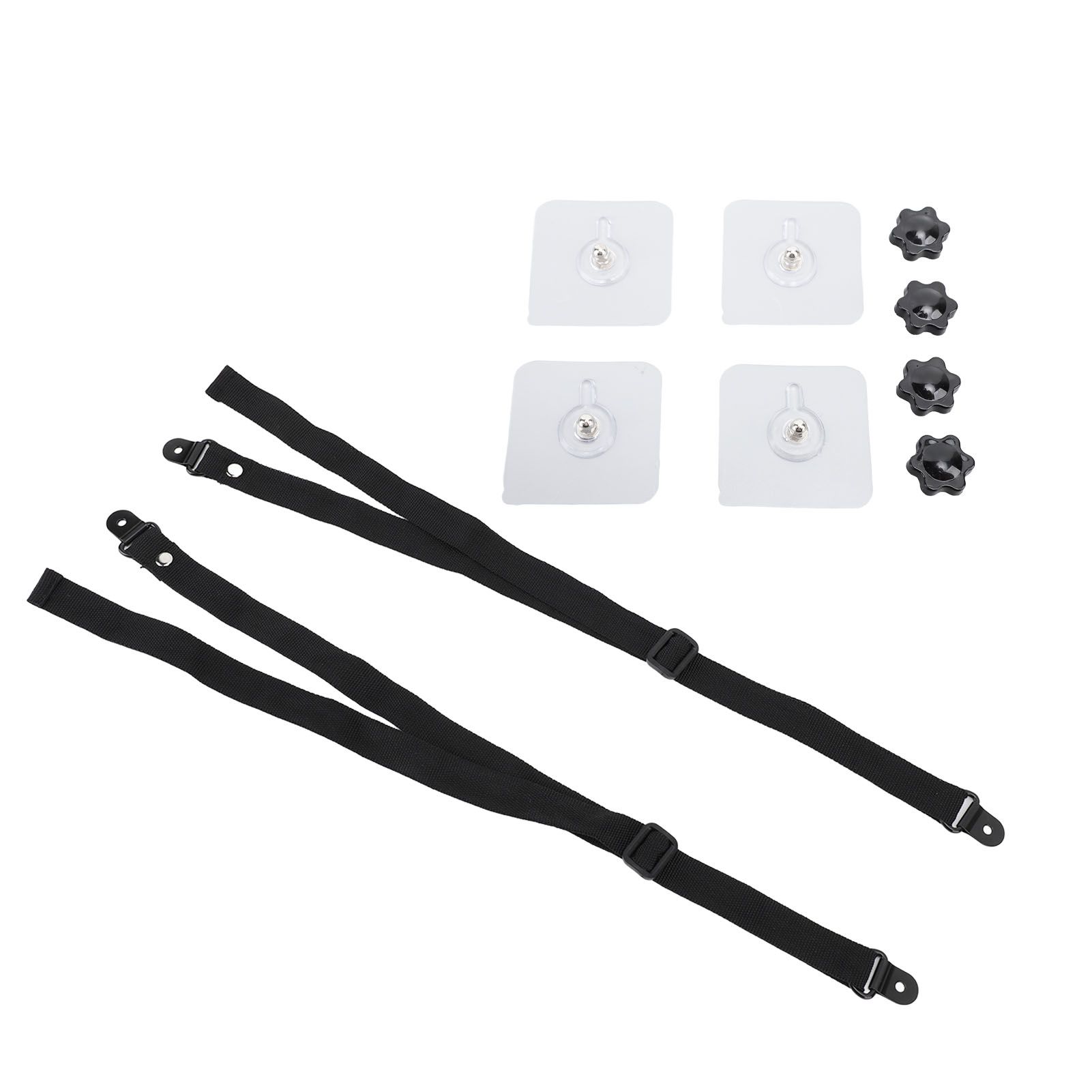 2Pcs Adjustable TV Safety Straps Adhesive Anti Tip Furniture Anchors for Baby Proofing Flat Screens Fix to Wall Cabinet Stand Desk - Image 4