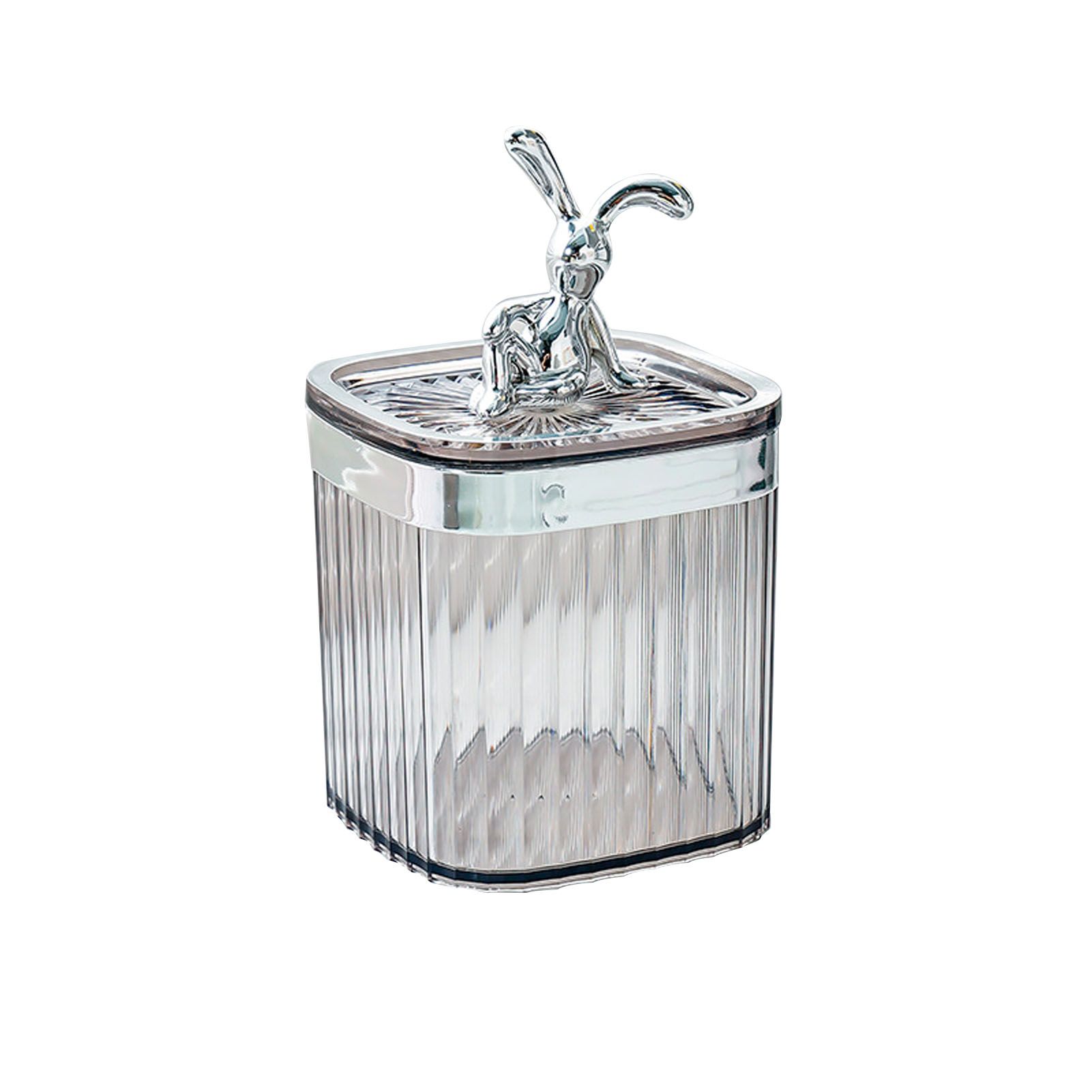 Toothpick Holder Large Capacity Fashion Look Toothpick Container Storage Box Jar for Home Restaurant Smoky Gray - Image 2