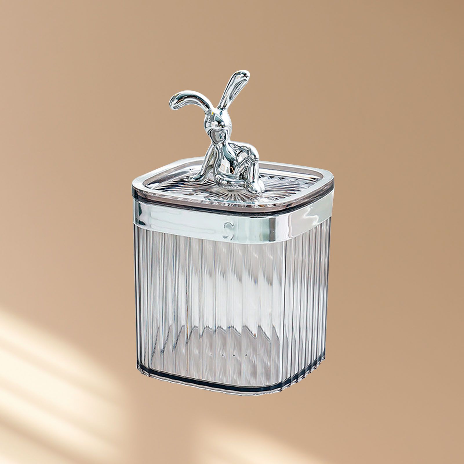 Toothpick Holder Large Capacity Fashion Look Toothpick Container Storage Box Jar for Home Restaurant Smoky Gray - Image 5