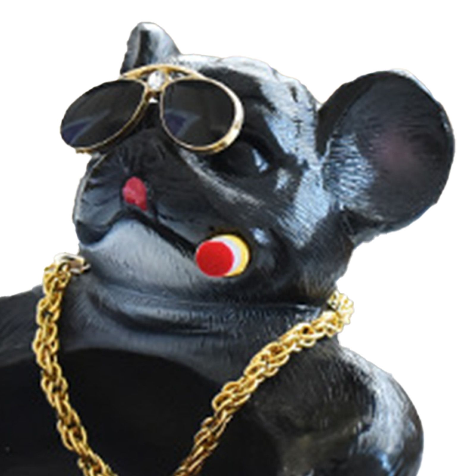 Cartoon Animal Ashtray Household Innovative Decorative Bully Dog Ashtray for Living Room Black - Image 7
