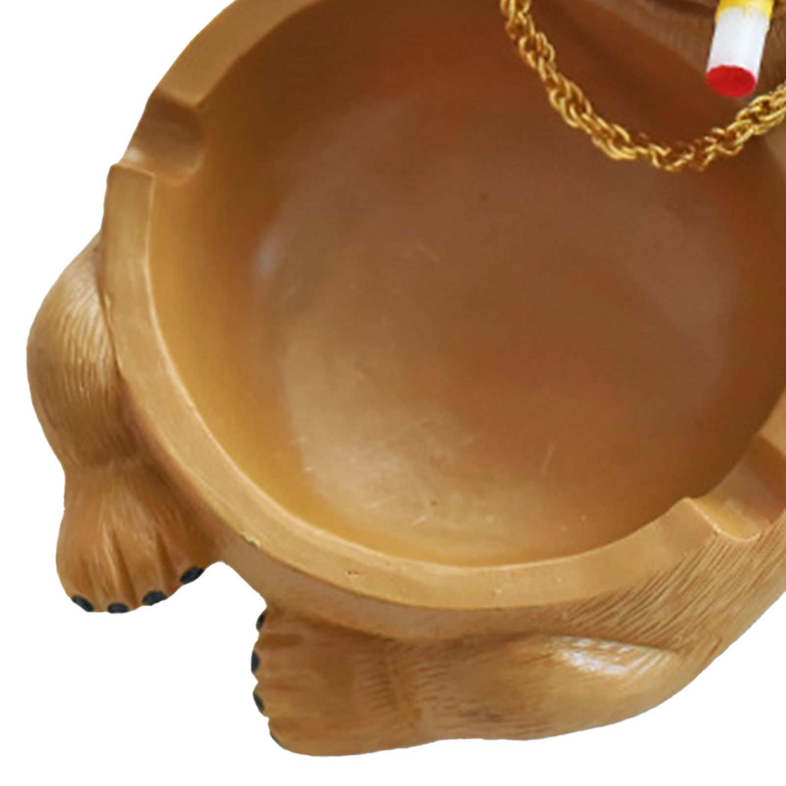 Cartoon Animal Ashtray Household Innovative Decorative Bully Dog Ashtray for Living Room Brown - Image 8