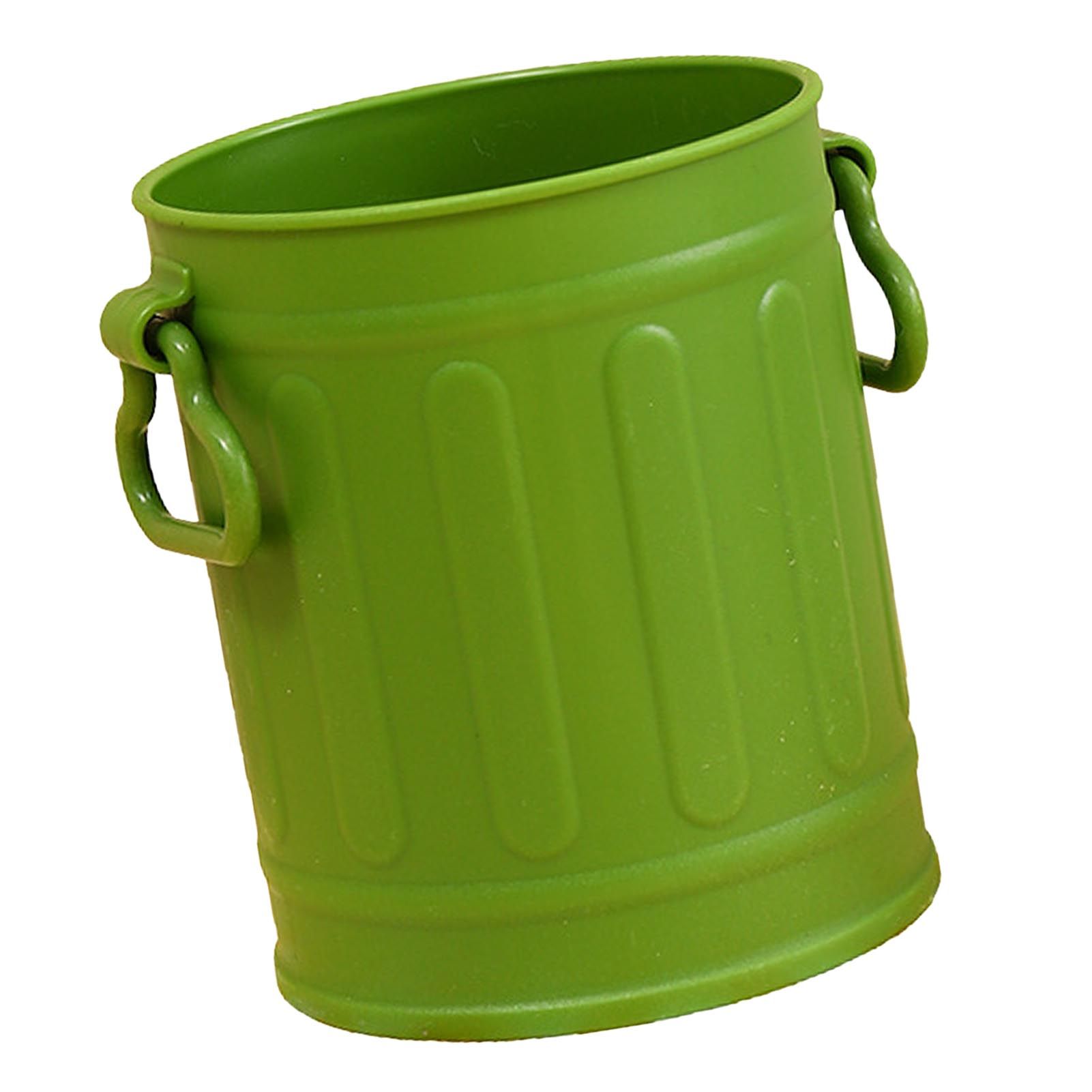 Plastic Pen Holder Cute Large Capacity Convenient Storage Pencil Container for Home School Office Green - Image 2