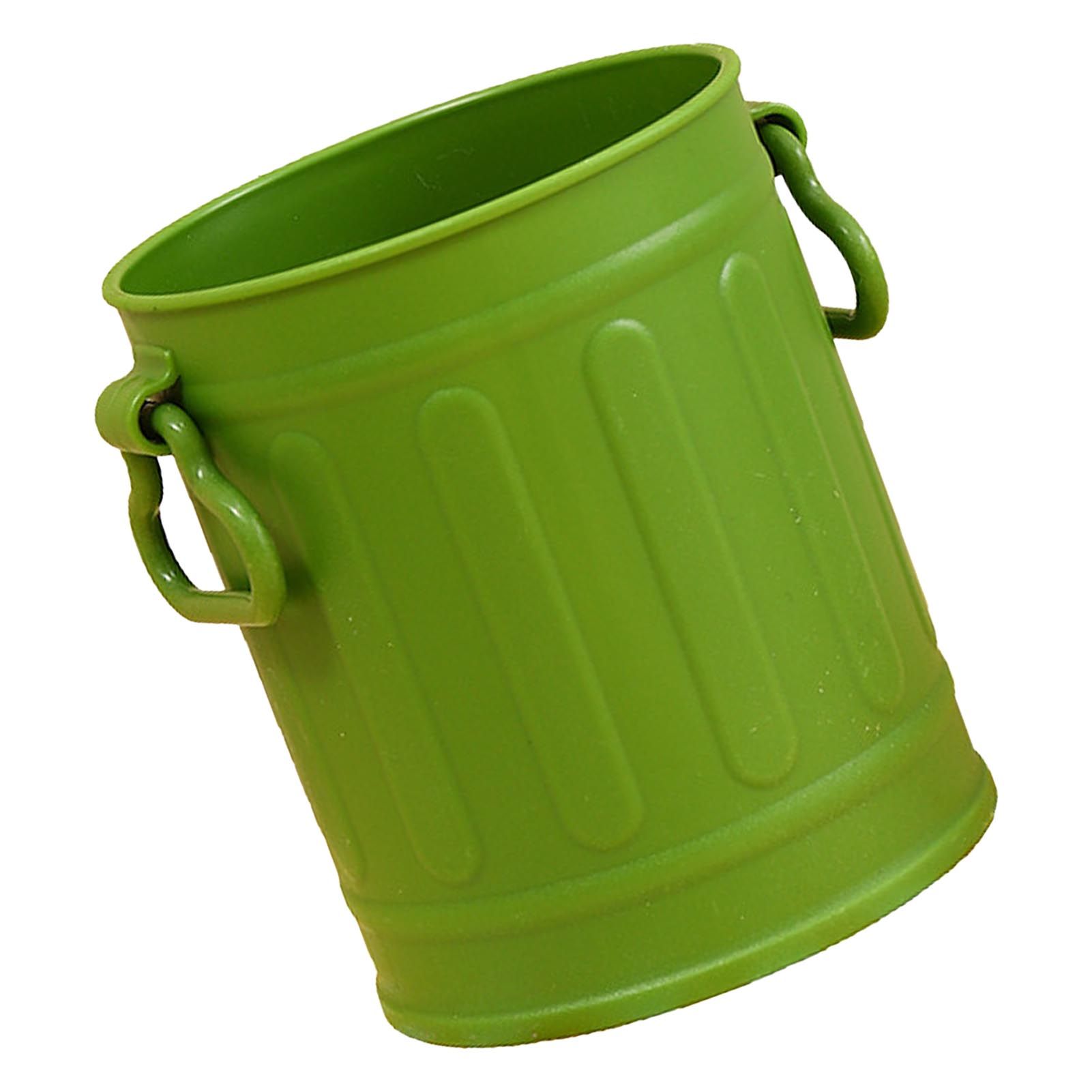 Plastic Pen Holder Cute Large Capacity Convenient Storage Pencil Container for Home School Office Green - Image 4
