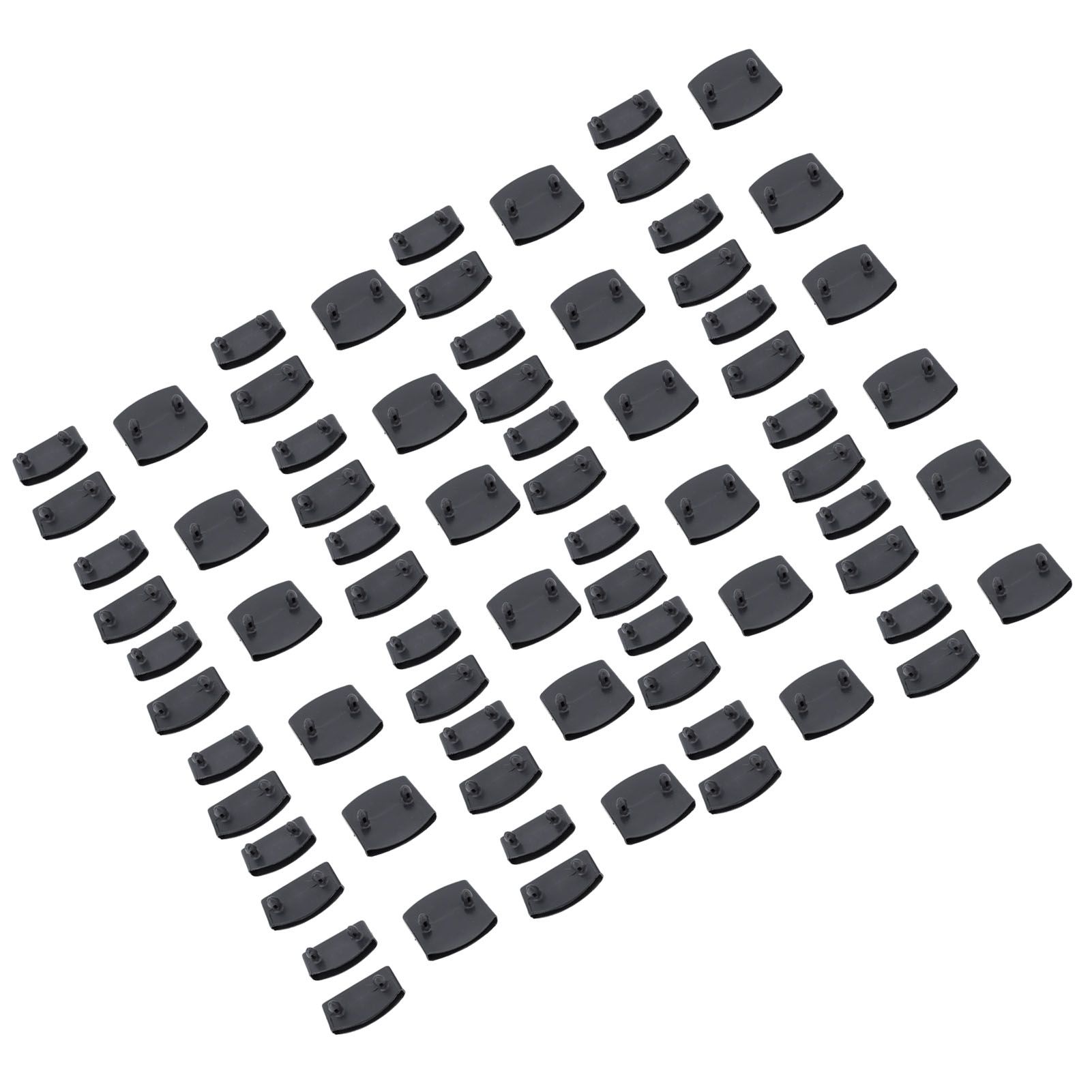 72Pcs Plastic Bed Slat End Caps Holders Centre Caps Plastic Connector Furniture Accessories for Holding and Securing Slats Black - Image 4