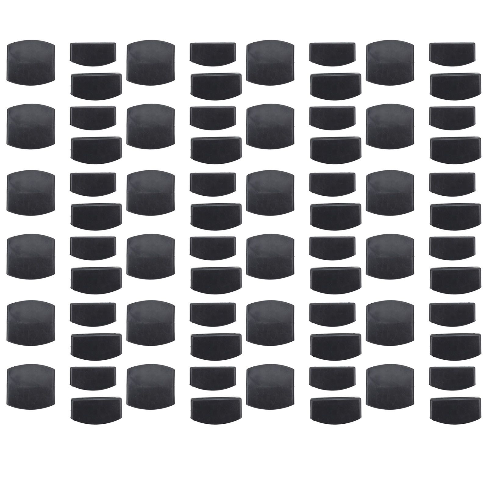 72Pcs Plastic Bed Slat End Caps Holders Centre Caps Plastic Connector Furniture Accessories for Holding and Securing Slats Black - Image 6