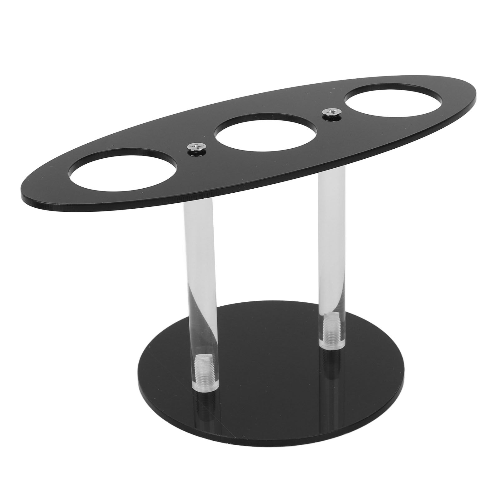 Ice Cream Cone Holder Stand Acrylic 3 Holes Hand Roll Sushi Display Stand for Party Wedding Christmas Thanksgiving - Image 3