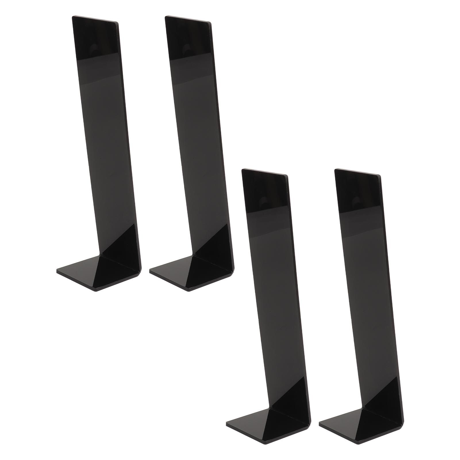 4 Pcs Acrylic Hair Band Display Stand Hair Clasp Hair Clasp Jewelry Display Holder for Shop Black - Image 5