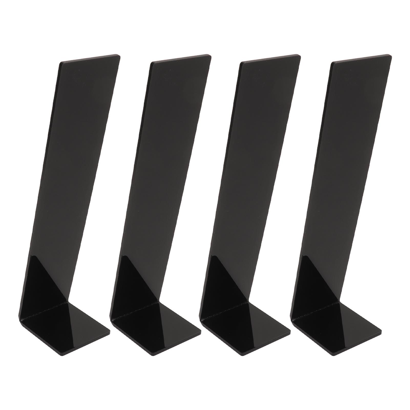4 Pcs Acrylic Hair Band Display Stand Hair Clasp Hair Clasp Jewelry Display Holder for Shop Black - Image 7