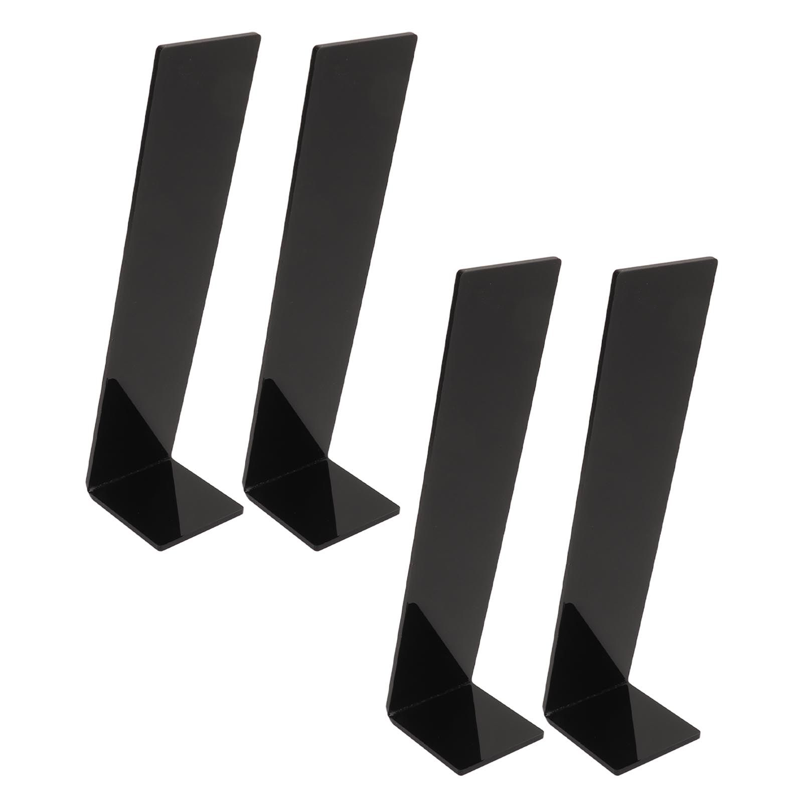 4 Pcs Acrylic Hair Band Display Stand Hair Clasp Hair Clasp Jewelry Display Holder for Shop Black - Image 8