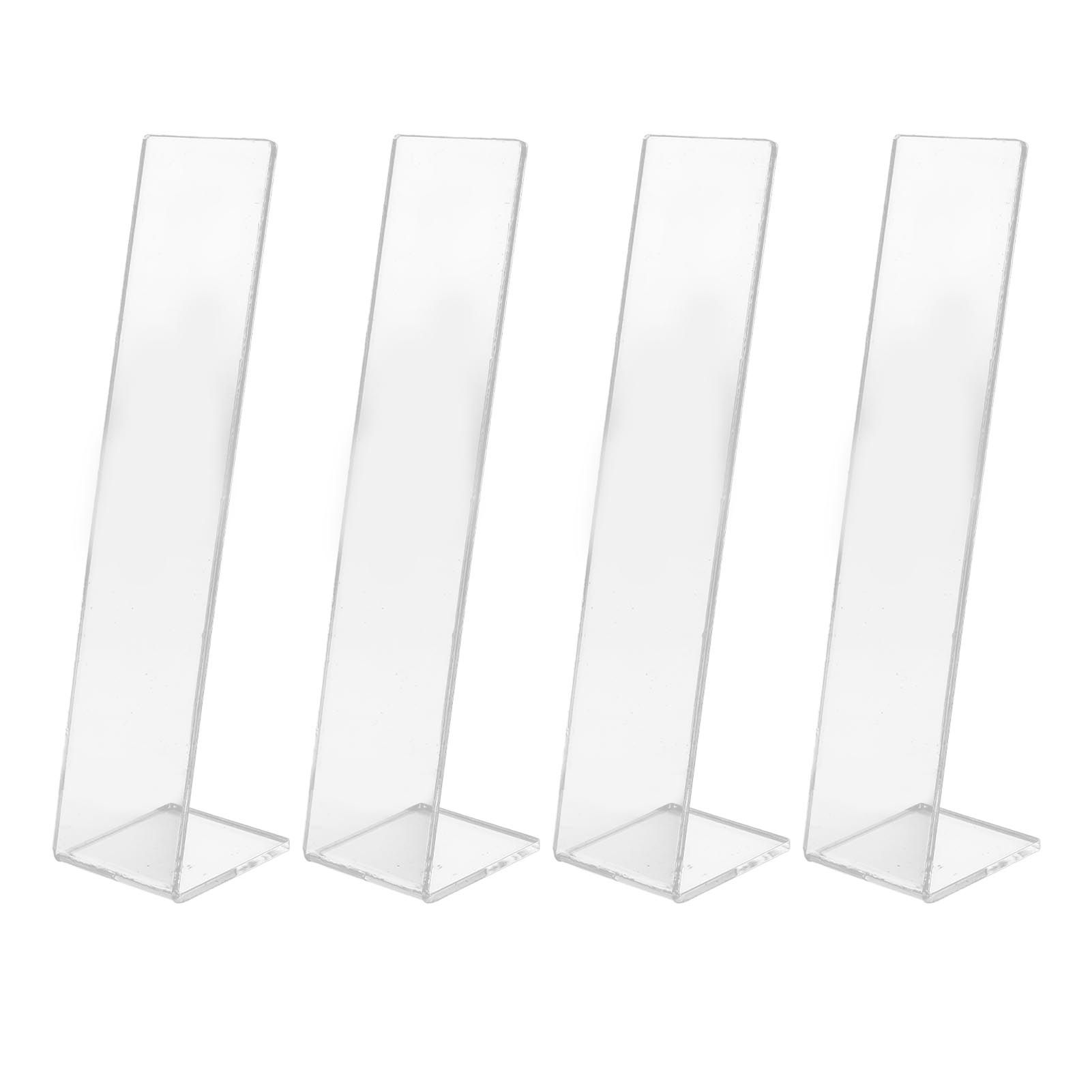 4 Pcs Acrylic Hair Band Display Stand Hair Clasp Hair Clasp Jewelry Display Holder for Shop Transparent - Image 1