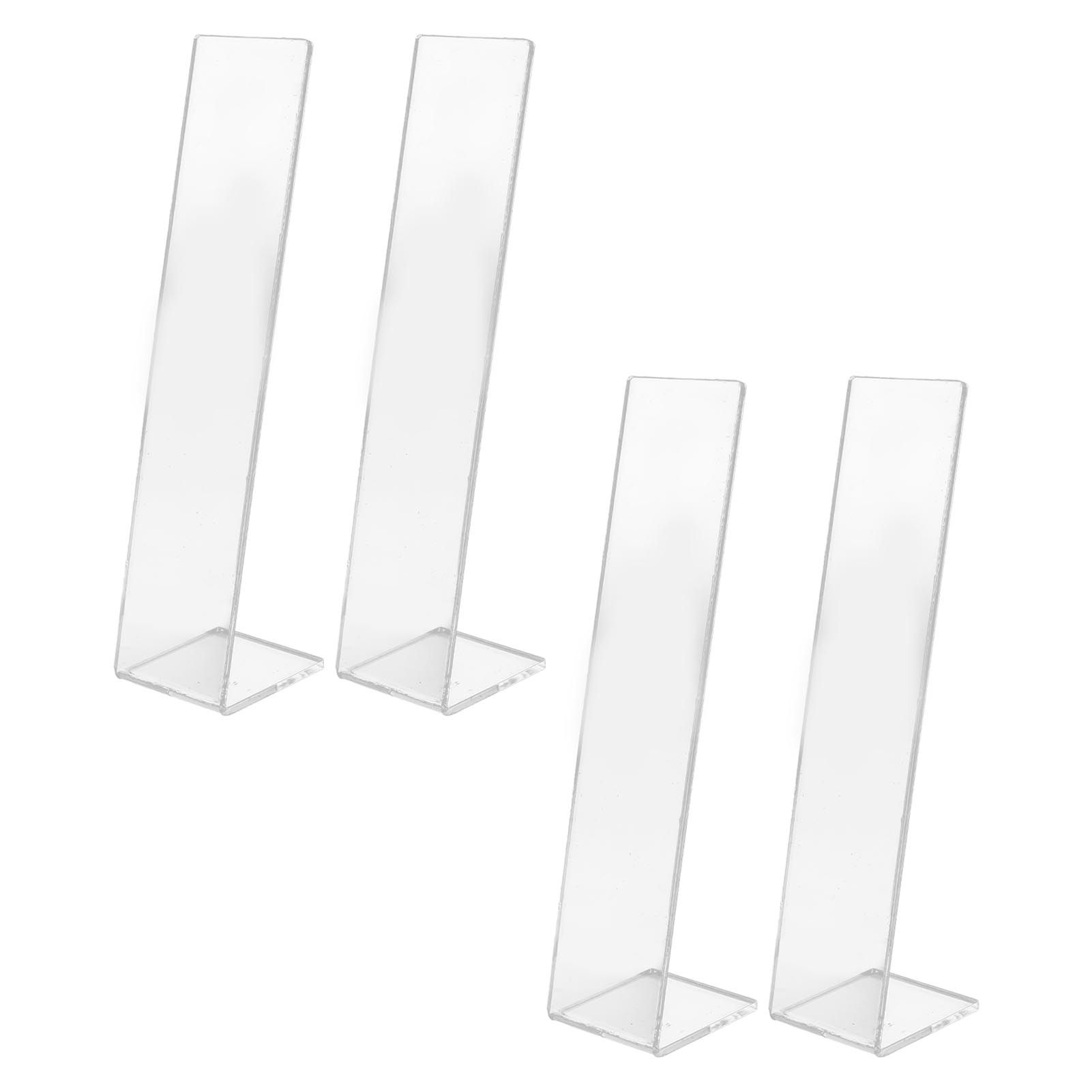 4 Pcs Acrylic Hair Band Display Stand Hair Clasp Hair Clasp Jewelry Display Holder for Shop Transparent - Image 2