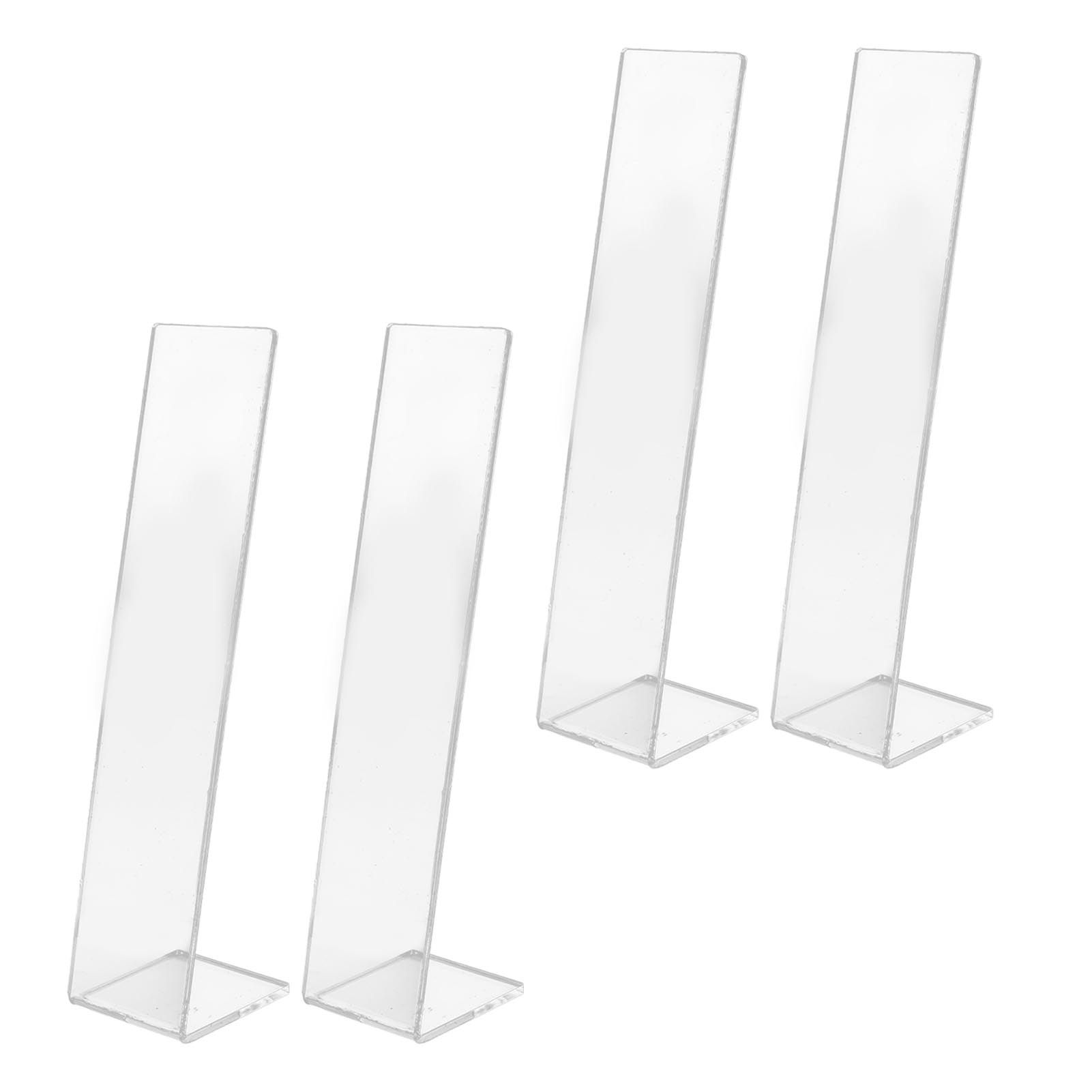 4 Pcs Acrylic Hair Band Display Stand Hair Clasp Hair Clasp Jewelry Display Holder for Shop Transparent - Image 3