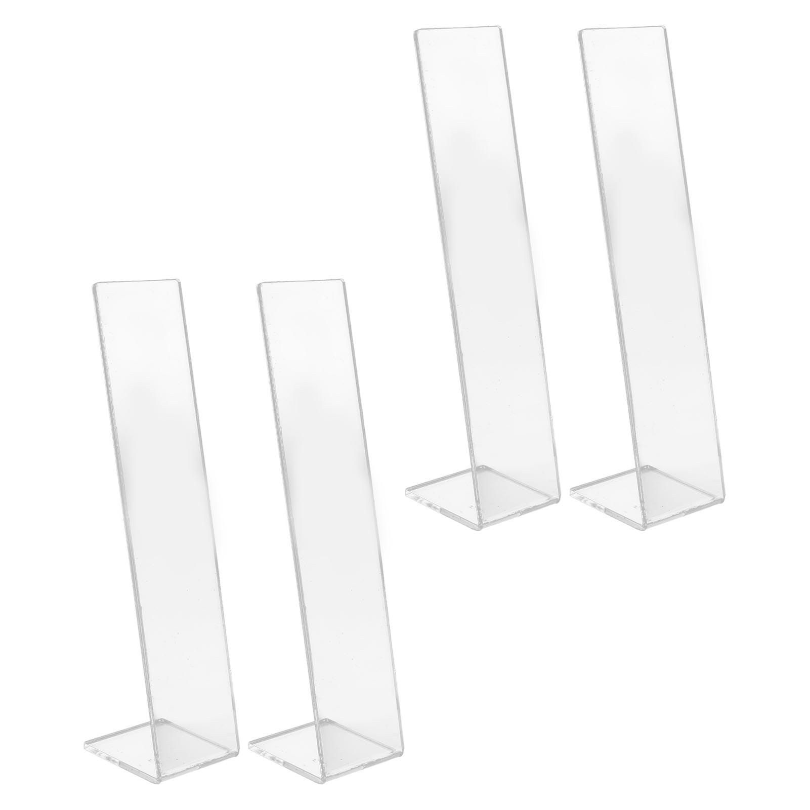 4 Pcs Acrylic Hair Band Display Stand Hair Clasp Hair Clasp Jewelry Display Holder for Shop Transparent - Image 5