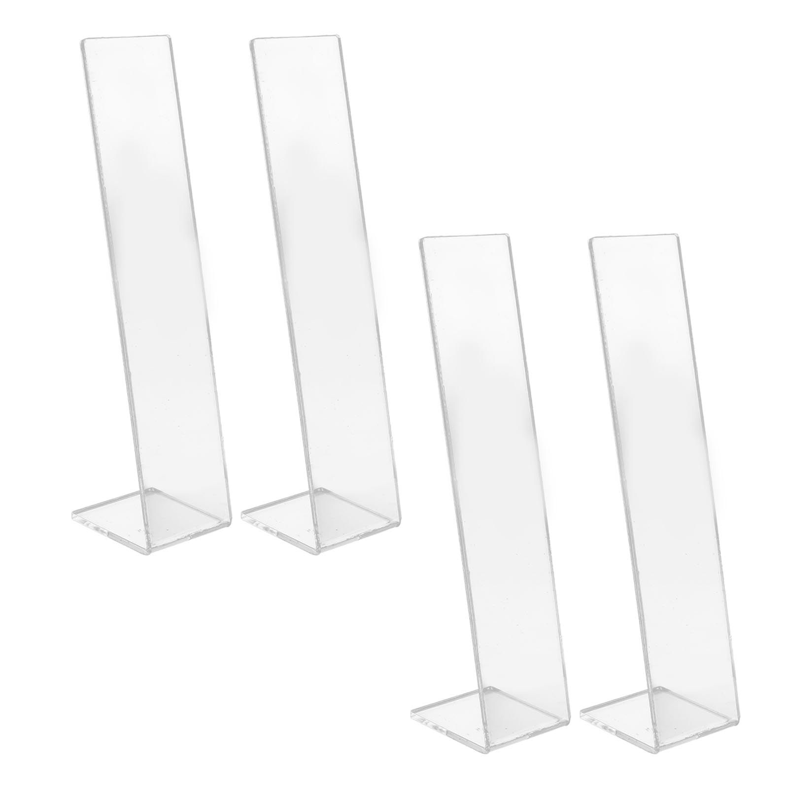 4 Pcs Acrylic Hair Band Display Stand Hair Clasp Hair Clasp Jewelry Display Holder for Shop Transparent - Image 6
