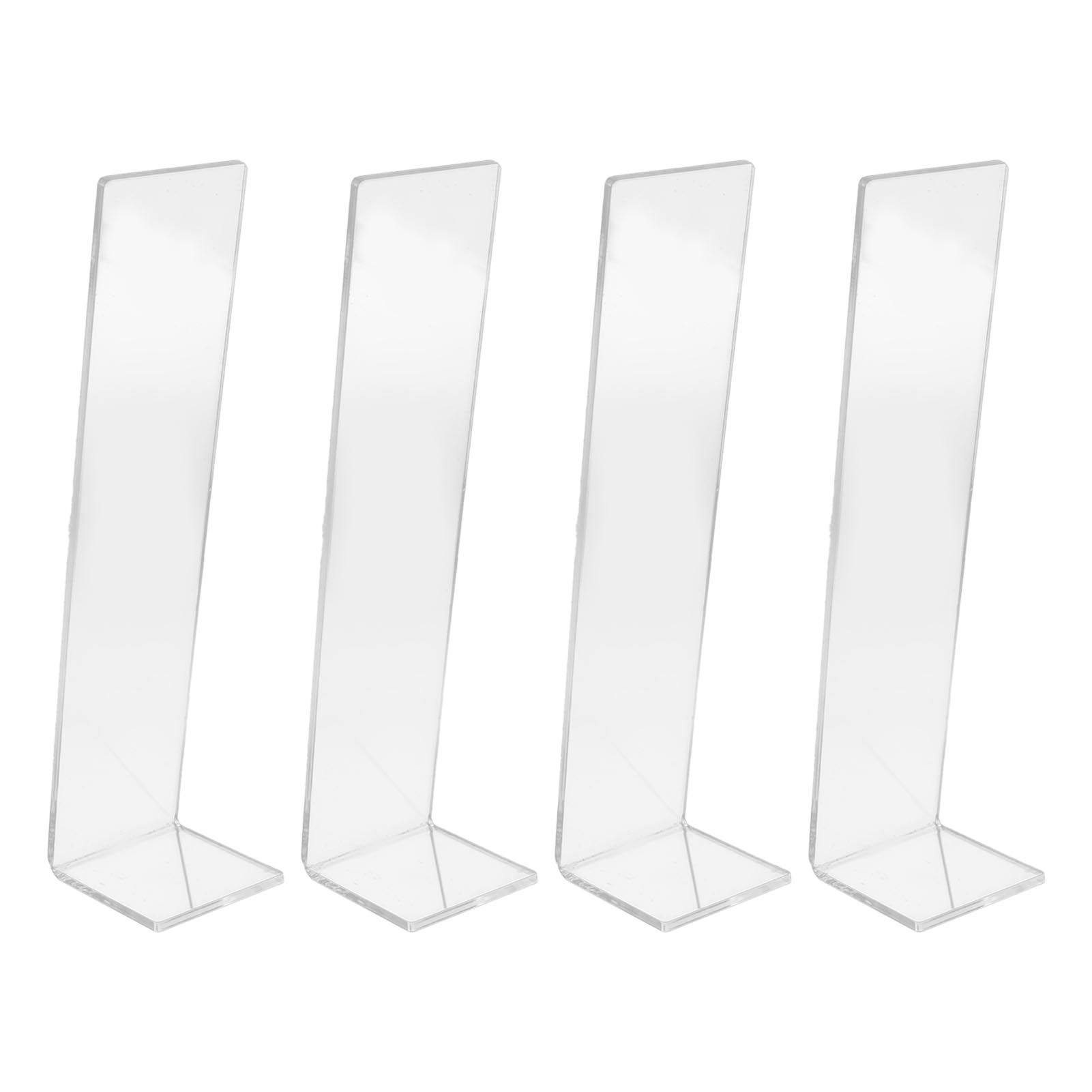4 Pcs Acrylic Hair Band Display Stand Hair Clasp Hair Clasp Jewelry Display Holder for Shop Transparent - Image 7